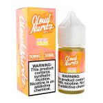 Cloud Nurdz Salts Peach Melon Synthetic Nicotine 30ml E-Juice 50mg