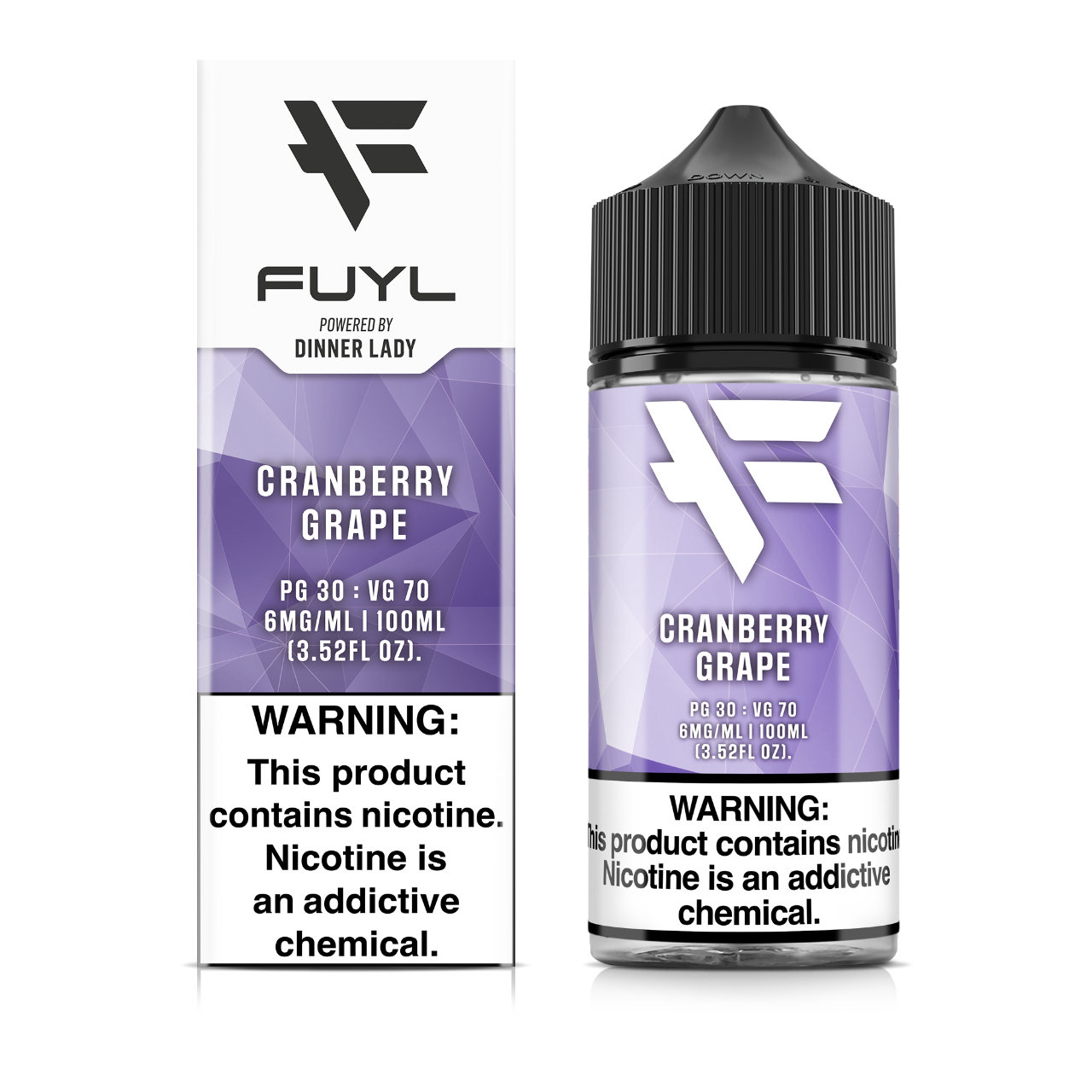 FUYL By Dinner Lady Cranberry Grape 100ml E-Juice 6mg FUYL By Dinner Lady Cranberry Grape 100ml E-Juice 6mg