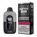 Fifty Bar V2 20000 Puff Disposable Strawberry Super Strudel - Black Series