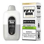 Fifty Bar V2 20000 Puff Disposable White Series Green Apple Blast