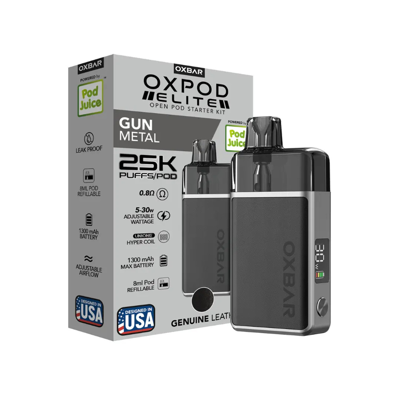 OXBAR x Pod Juice OXPOD Elite Pod Kit Gunmetal
