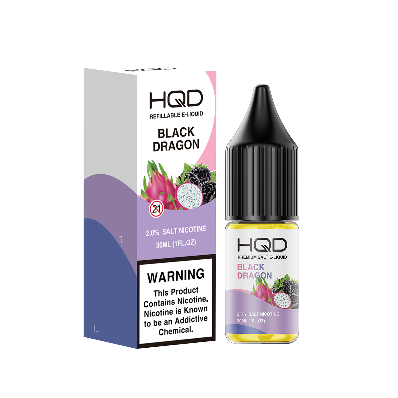 HQD Premium Salt Black Dragon 30ml E-Juice HQD Premium Salt Black Dragon 30ml E-Juice