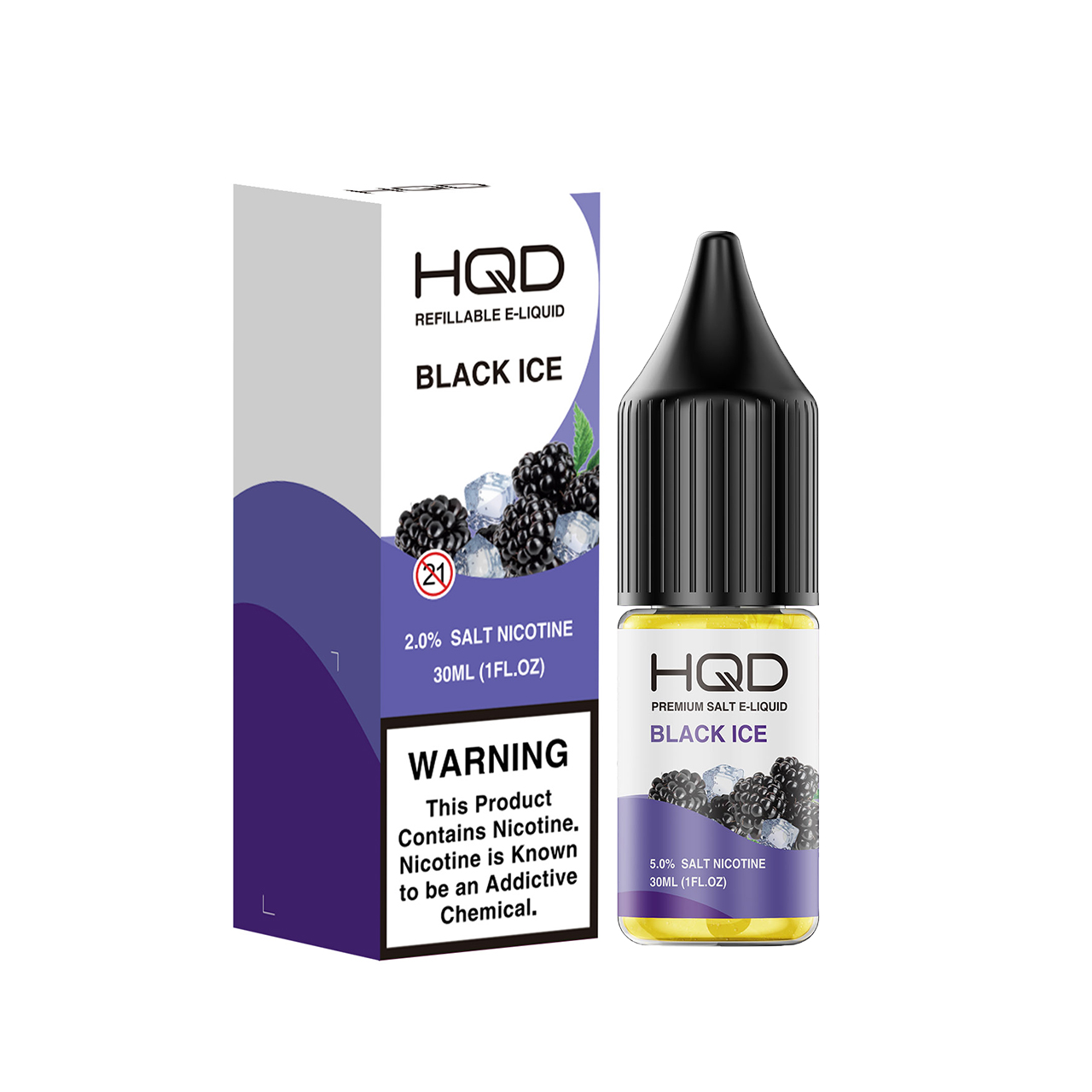 HQD Premium Salt Black Ice 30ml E-Juice HQD Premium Salt Black Ice 30ml E-Juice