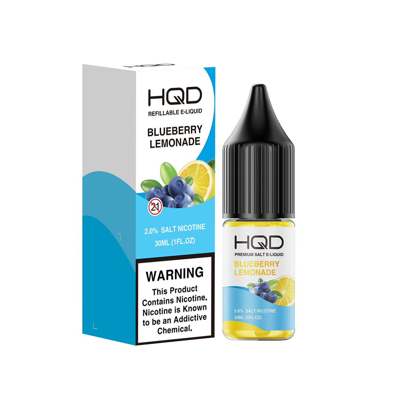 HQD Premium Salt Blueberry Lemonade 30ml E-Juice HQD Premium Salt Blueberry Lemonade 30ml E-Juice