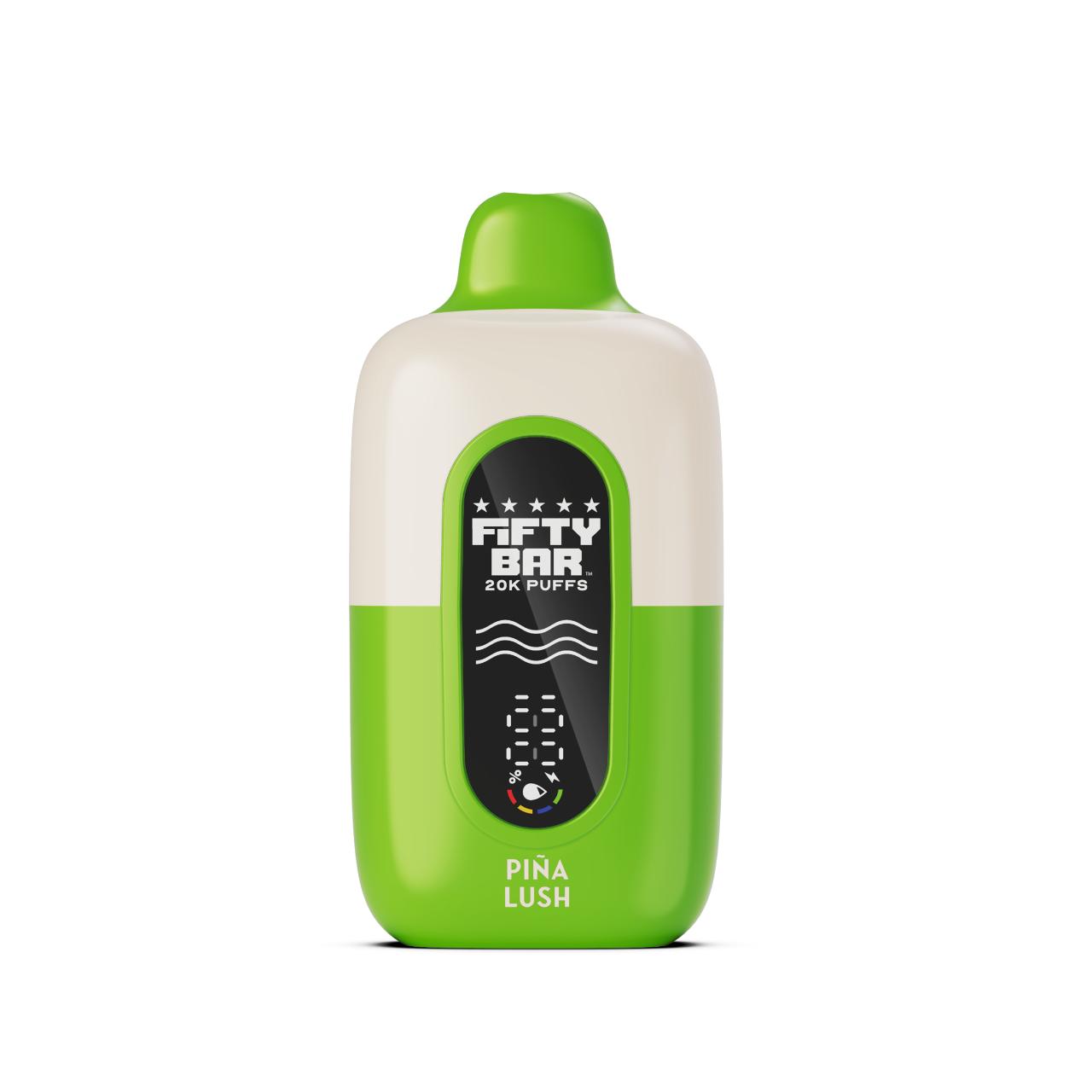 Hidden Hills x Fifty Bar 20000 Puff Disposable Pina Lush Hidden Hills x Fifty Bar 20000 Puff Disposable Pina Lush