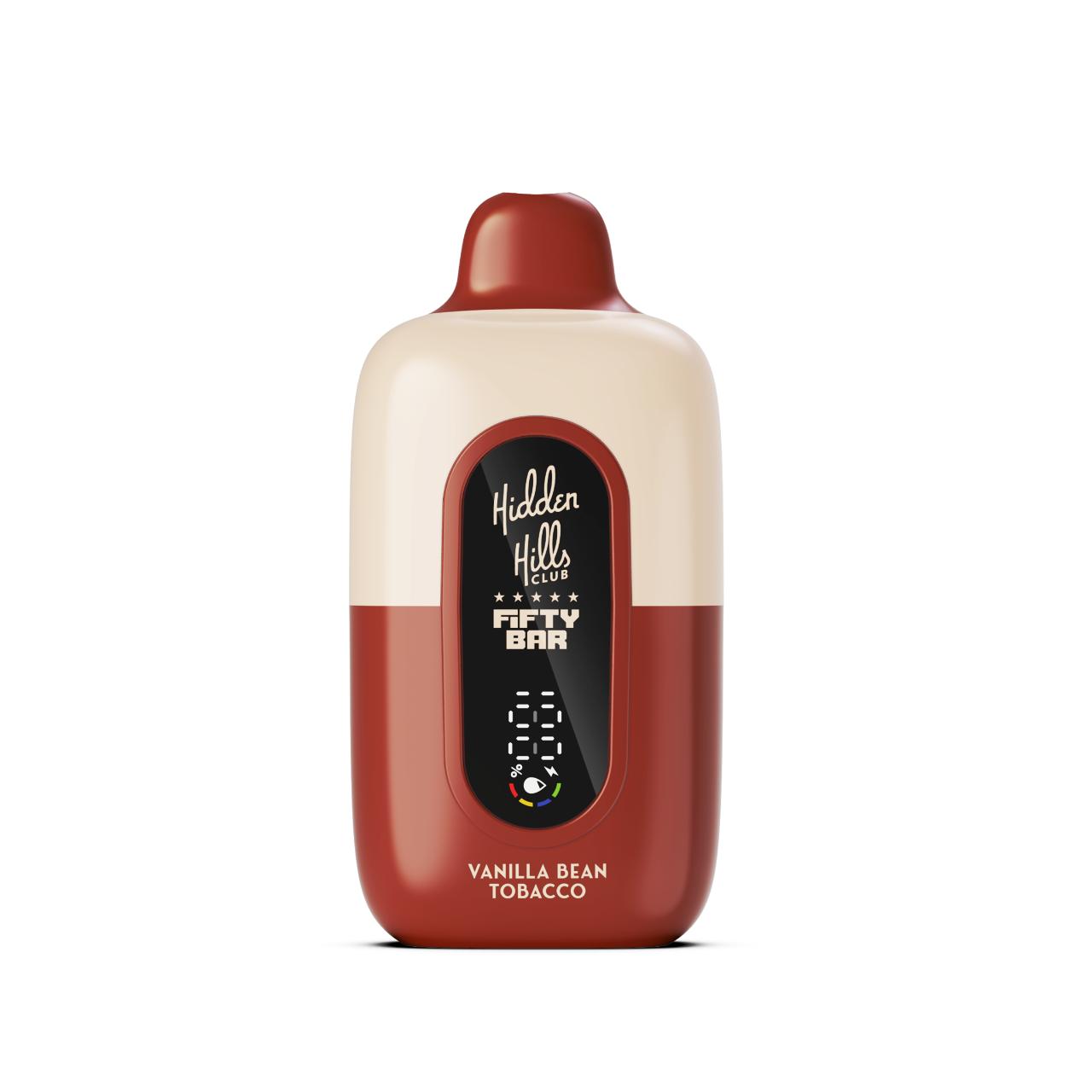 Hidden Hills x Fifty Bar 20000 Puff Disposable Vanilla Bean Tobacco Hidden Hills x Fifty Bar 20000 Puff Disposable Vanilla Bean Tobacco