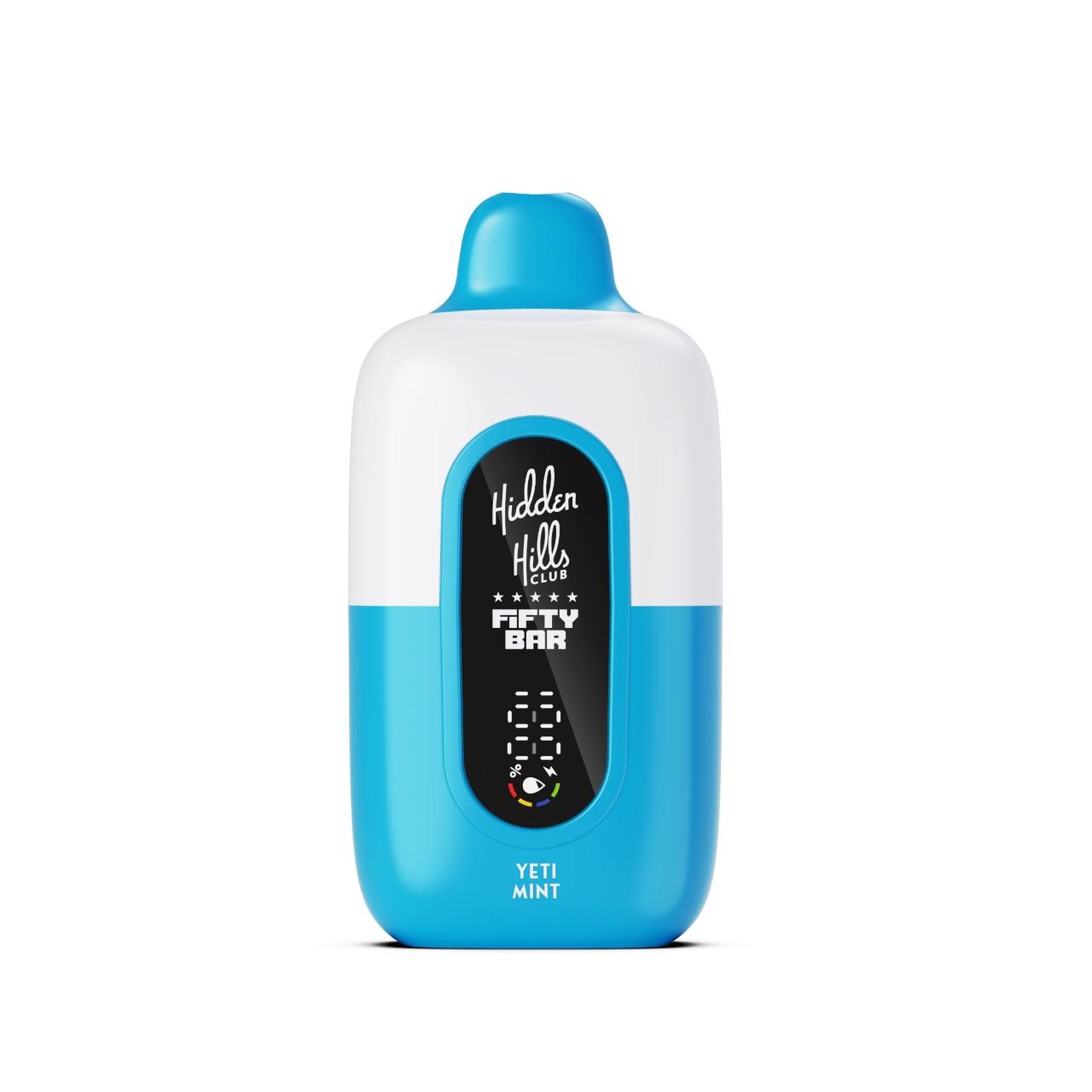 Hidden Hills x Fifty Bar 20000 Puff Disposable Yeti Mint Hidden Hills x Fifty Bar 20000 Puff Disposable Yeti Mint