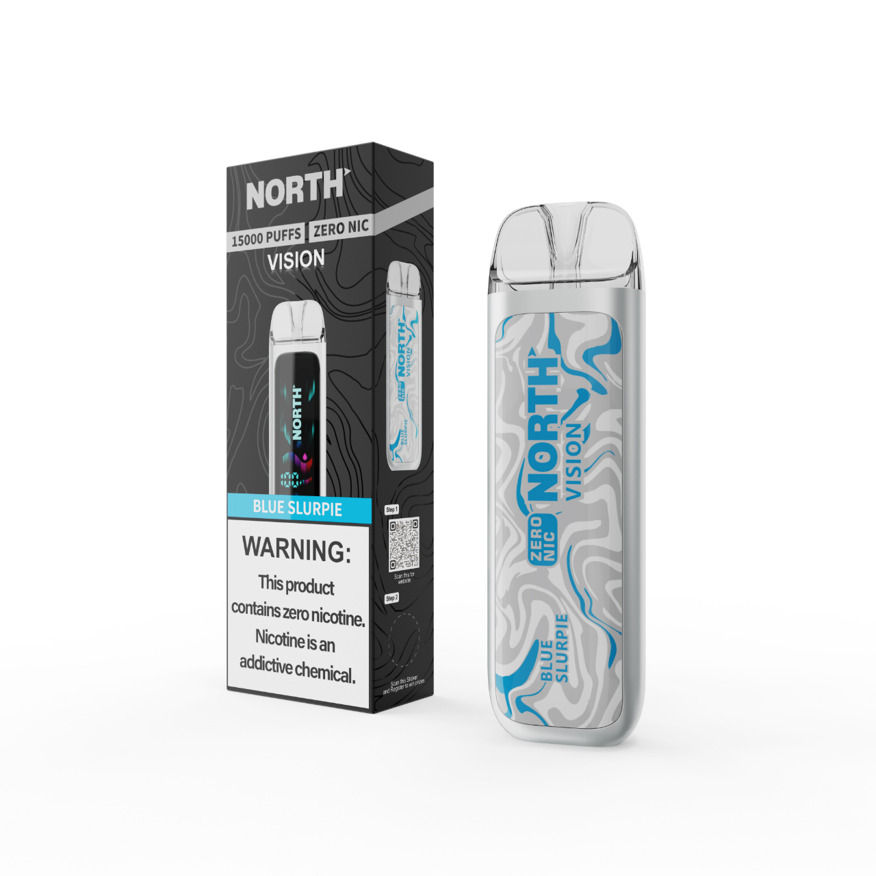 North Vision 15000 Puff Zero Nicotine Disposable Blue-Slurpie North Vision 15000 Puff Zero Nicotine Disposable Blue-Slurpie