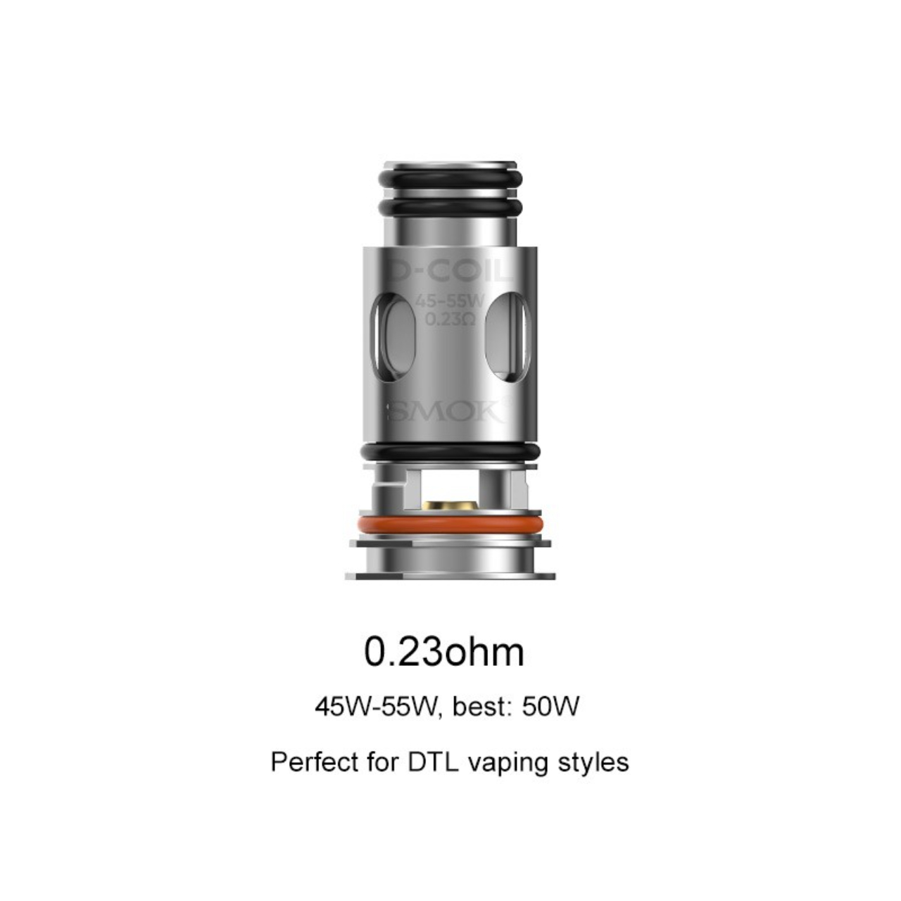 SMOK D Replacement Coil - 5PK 0.23ohm SMOK D Replacement Coil - 5PK 0.23ohm