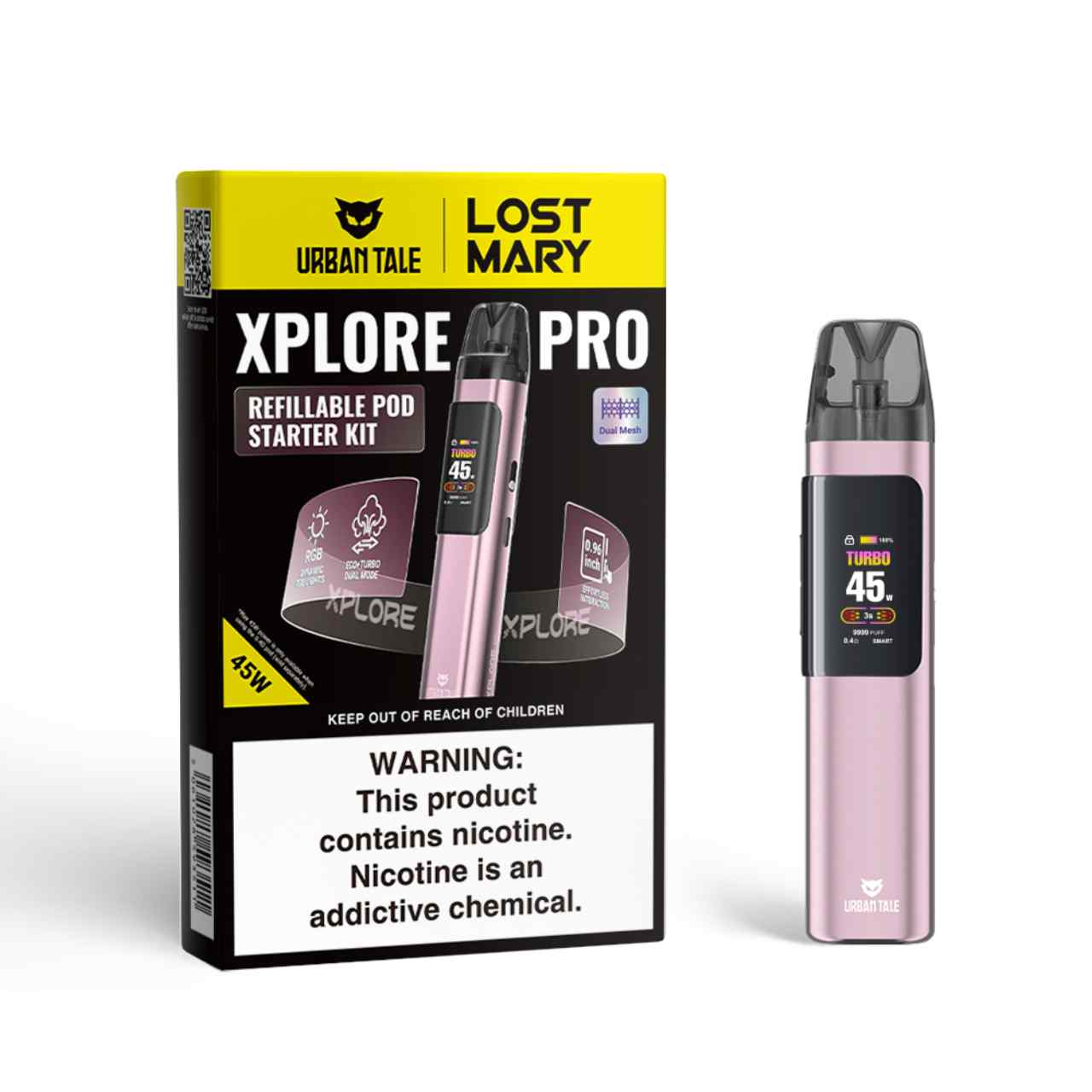Urban Tale x Lost Mary Xplore Pro Pod Kit Pink Urban Tale x Lost Mary Xplore Pro Pod Kit Pink