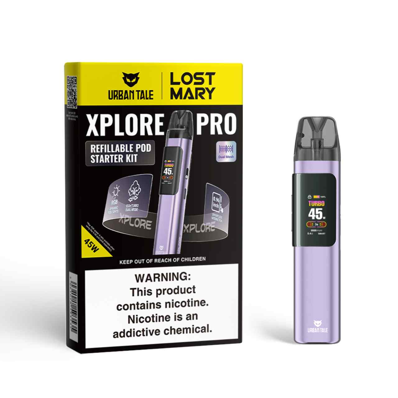 Urban Tale x Lost Mary Xplore Pro Pod Kit purple Urban Tale x Lost Mary Xplore Pro Pod Kit purple