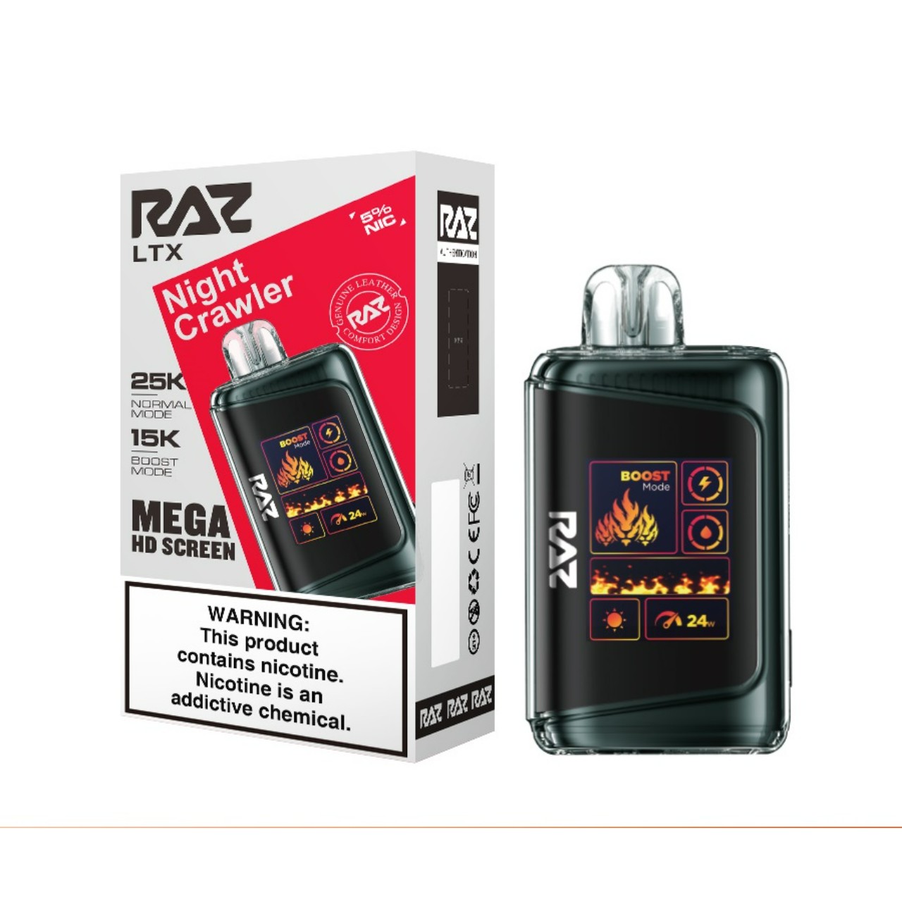 Geek Vape Raz LTX 25K Puff Disposable Night Crawler Geek Vape Raz LTX 25K Puff Disposable Night Crawler