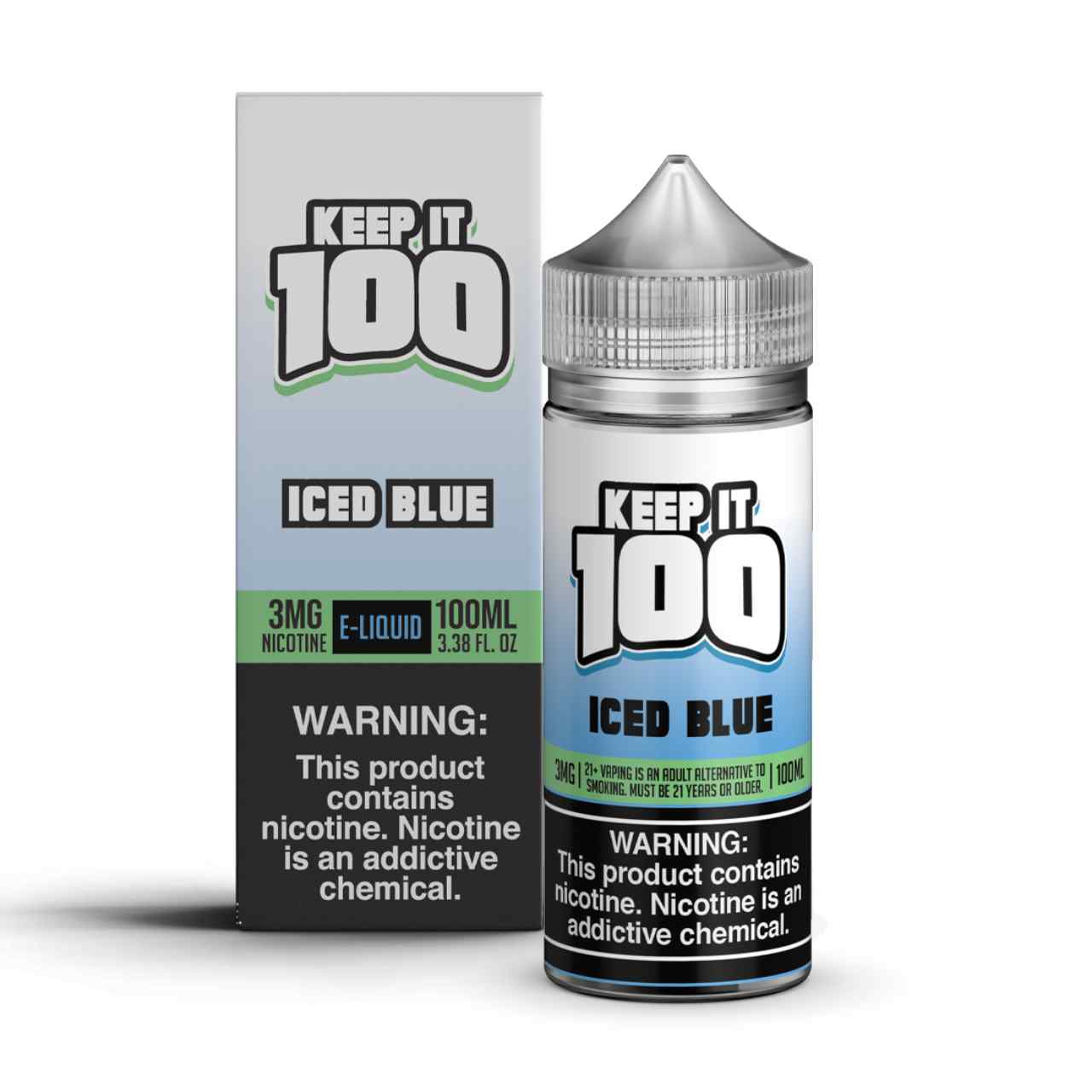 Keep it 100 Iced Blue 100ml E-Juice Keep it 100 Iced Blue 100ml E-Juice