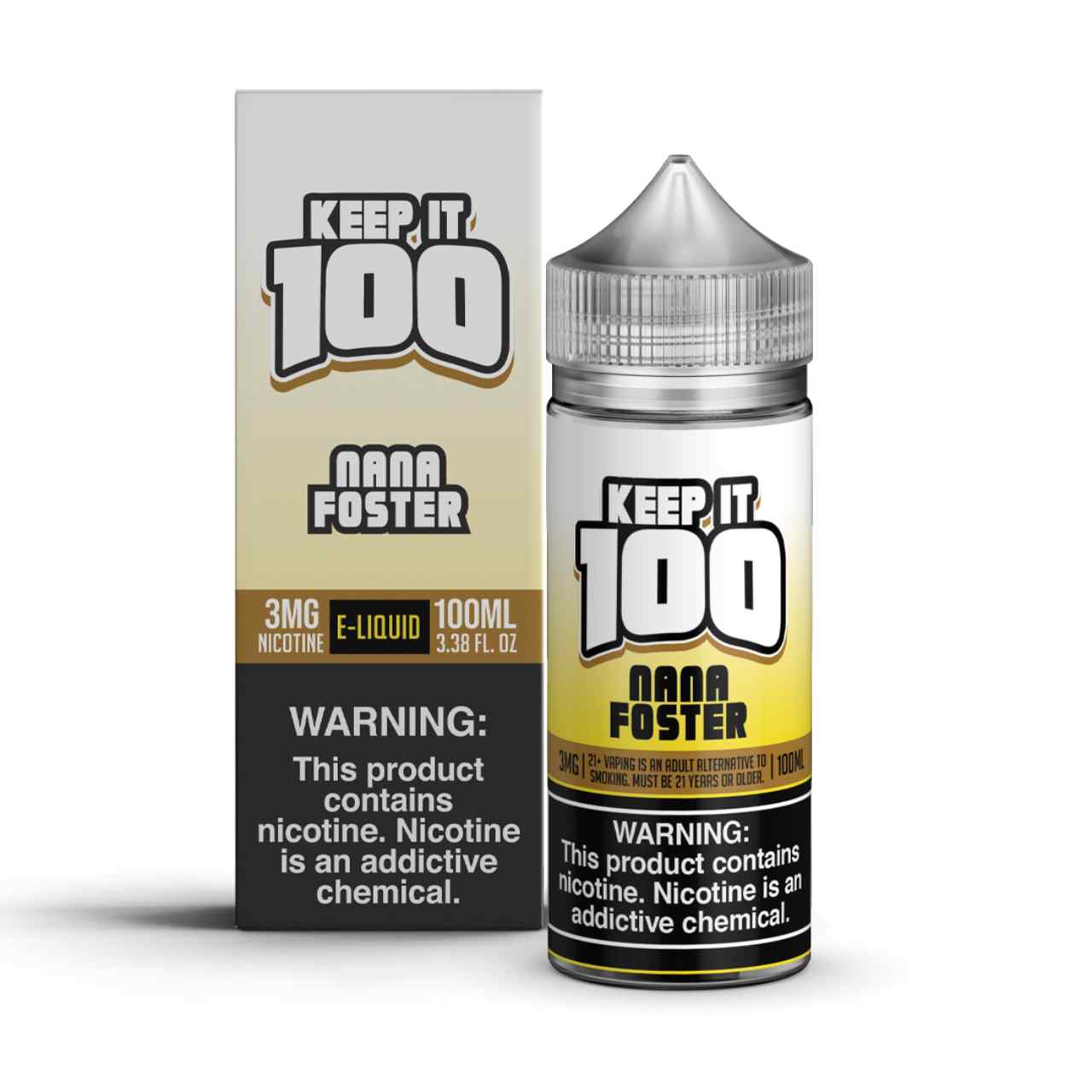 Keep it 100 Nana Foster 100ml E-Juice Keep it 100 Nana Foster 100ml E-Juice