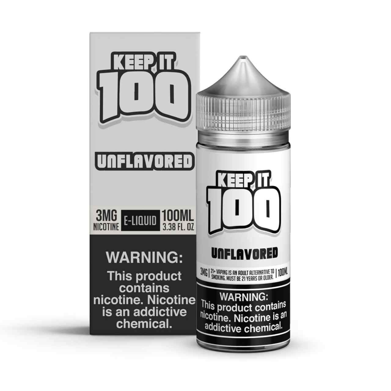 Keep it 100 Unflavored 100ml E-Juice Keep it 100 Unflavored 100ml E-Juice