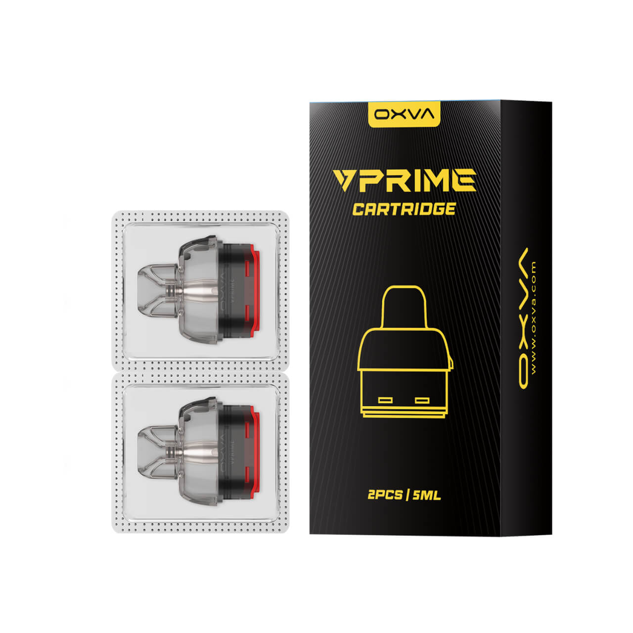 OXVA Vprime Replacement Pod Cartridge - 2PK Standard Package OXVA Vprime Replacement Pod Cartridge - 2PK Standard Package