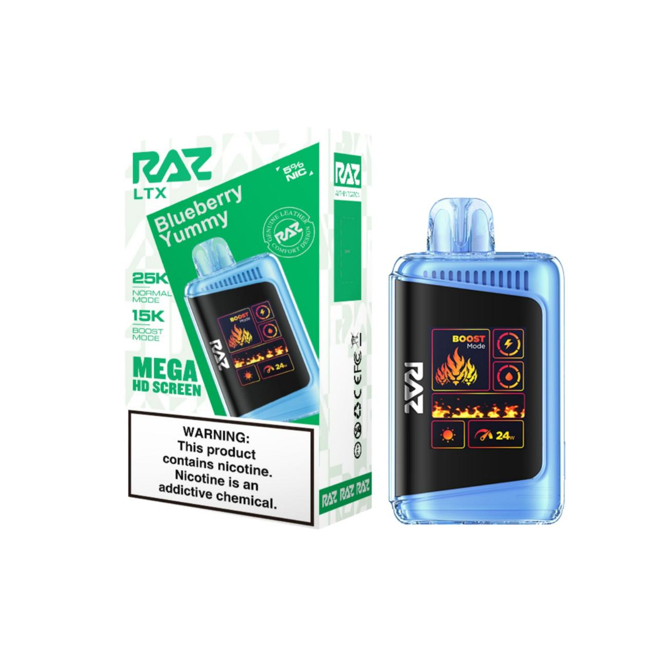 RAZ LTX 25K Puff Disposable Blueberry Yummy RAZ LTX 25K Puff Disposable Blueberry Yummy