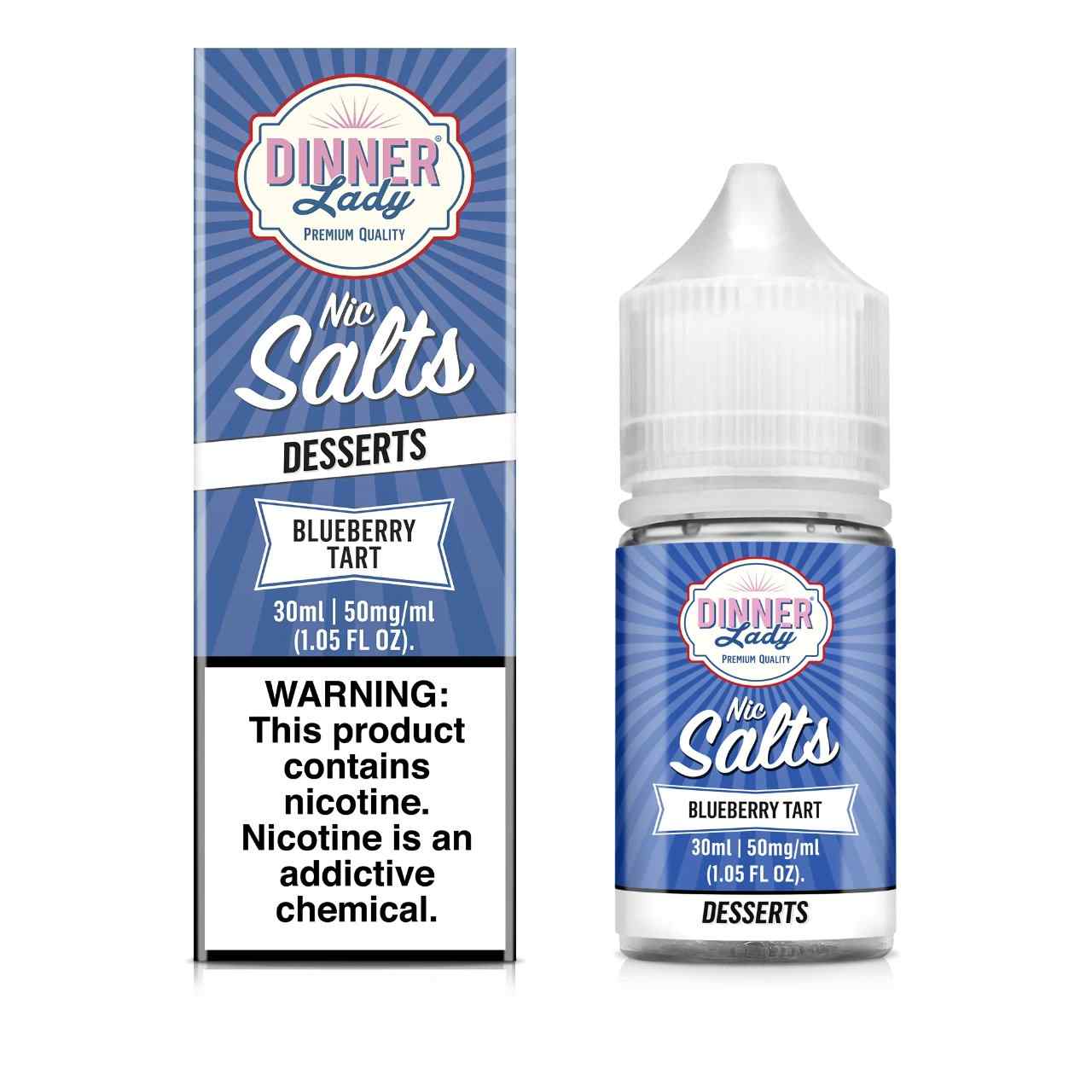 Dinner Lady Salts Blueberry Tart 30ml E-Juice 50mg Dinner Lady Salts Blueberry Tart 30ml E-Juice 50mg