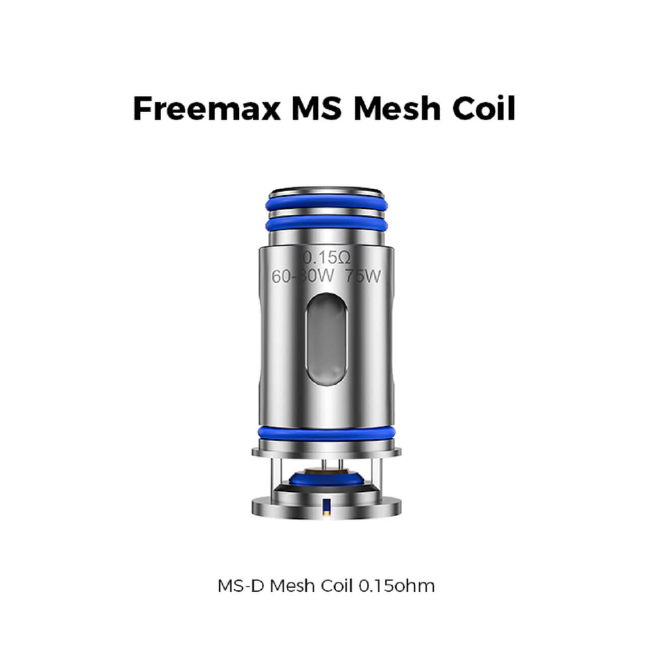 FreeMax Marvos MS-D Mesh Replacement Coils - 5PK-0.15ohm