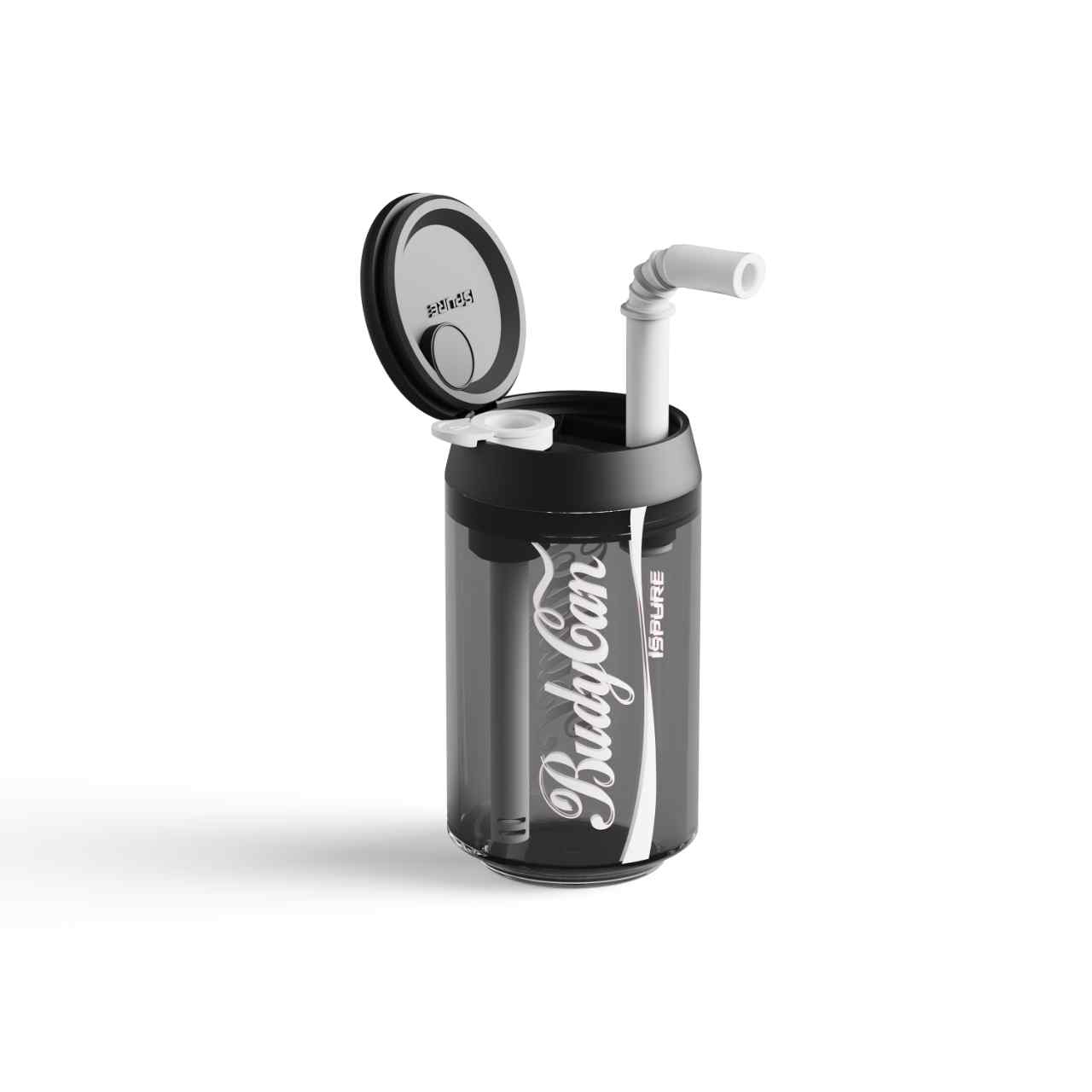 Ispure BudyCan Water Pipe-Black