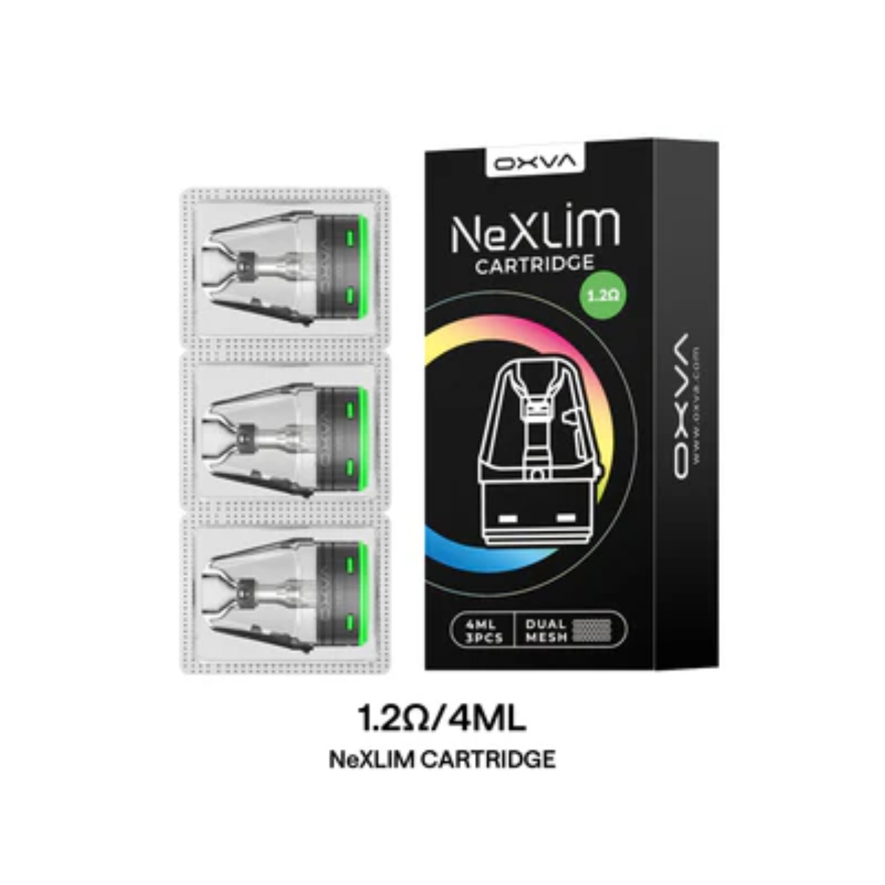 OXVA NeXLIM Replacement Pod Cartridge - 3PK 1.2 OXVA NeXLIM Replacement Pod Cartridge - 3PK 1.2