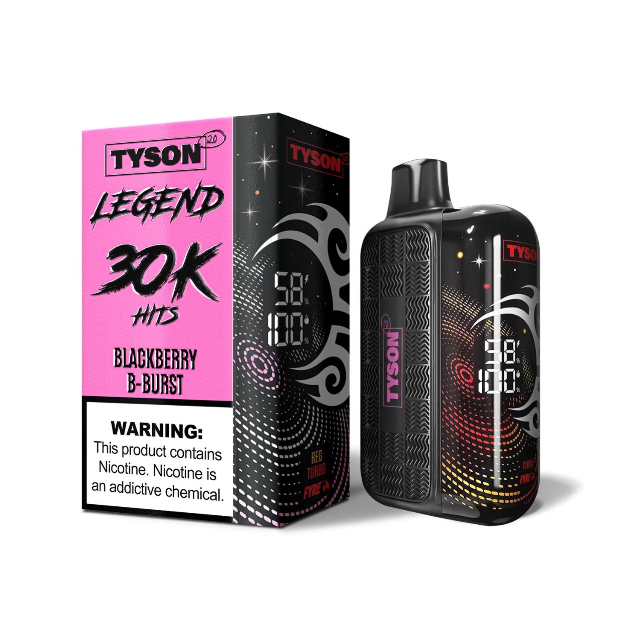Tyson 2.0 Legend 30K Puff Disposable Blackberry B-Burst Tyson 2.0 Legend 30K Puff Disposable Blackberry B-Burst