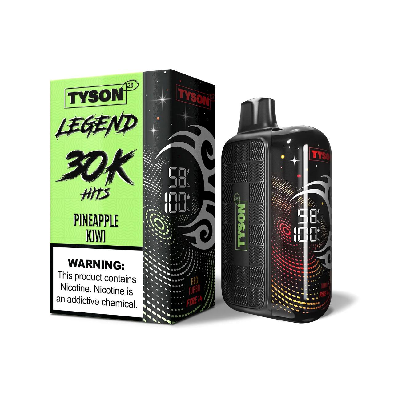 Tyson 2.0 Legend 30K Puff Disposable Pineapple Kiwi Tyson 2.0 Legend 30K Puff Disposable Pineapple Kiwi