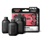 Tyson 2.0 Lightweight Disposable Pack of 3-Strawberry Banana