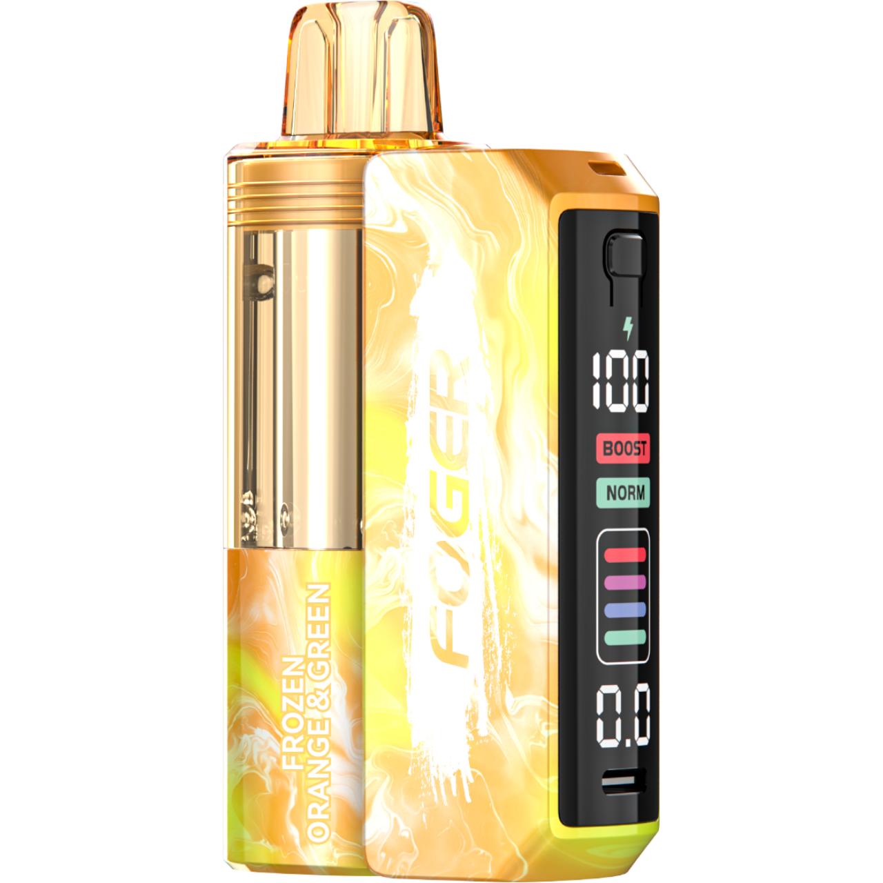 Foger Switch Pro 30K Puff Disposable Frozen Orange Green Foger Switch Pro 30K Puff Disposable Frozen Orange Green
