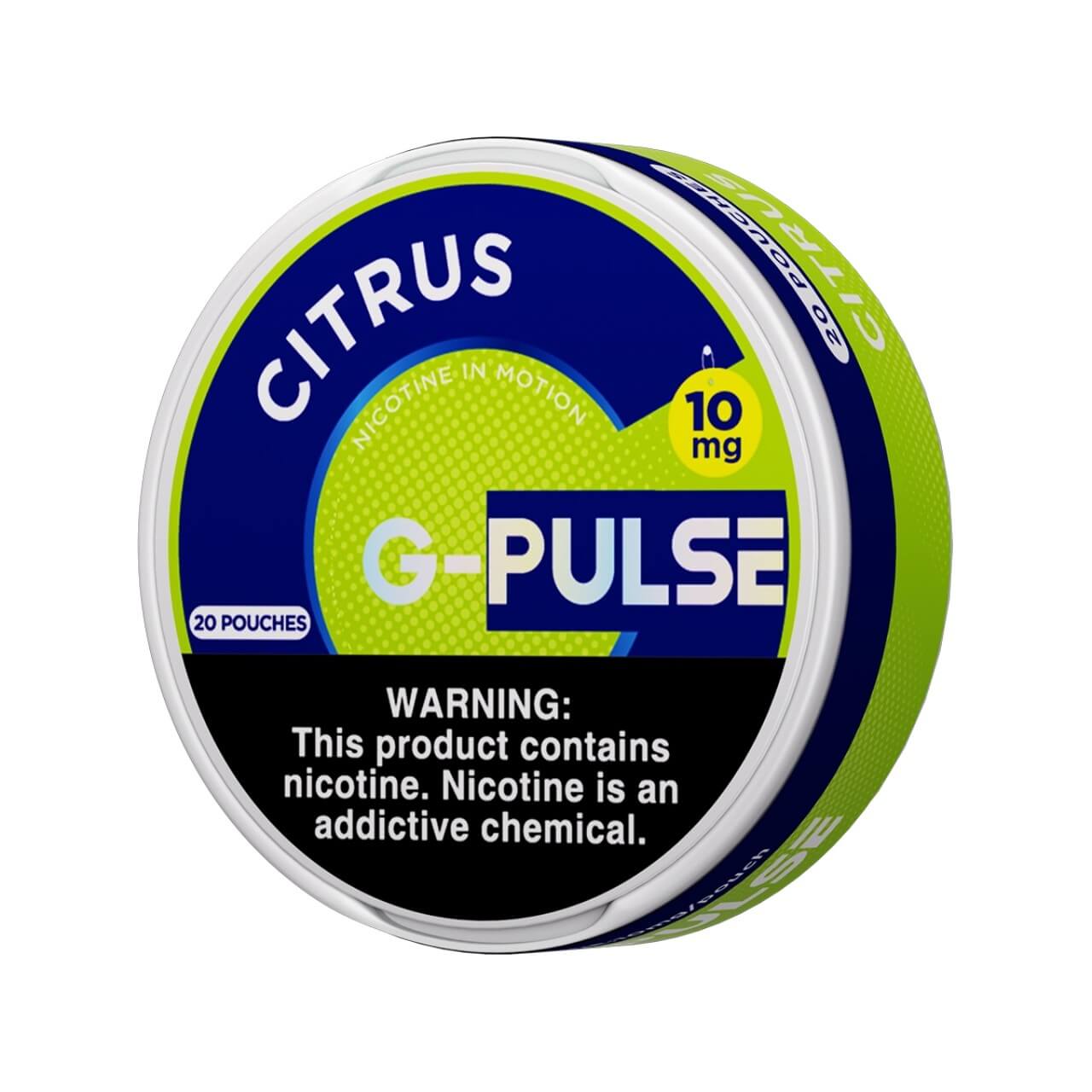 G-Pulse Nicotine Pouches - 5PK Citrus - 10MG G-Pulse Nicotine Pouches - 5PK Citrus - 10MG
