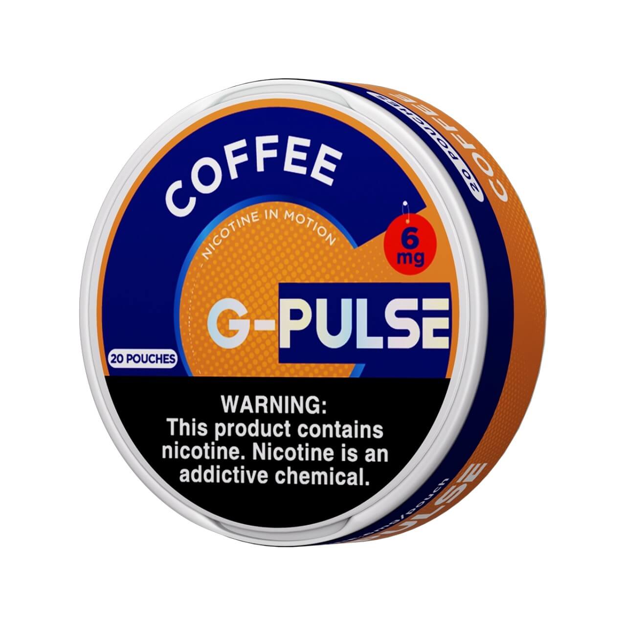 G-Pulse Nicotine Pouches - 5PK Coffee - 6MG G-Pulse Nicotine Pouches - 5PK Coffee - 6MG