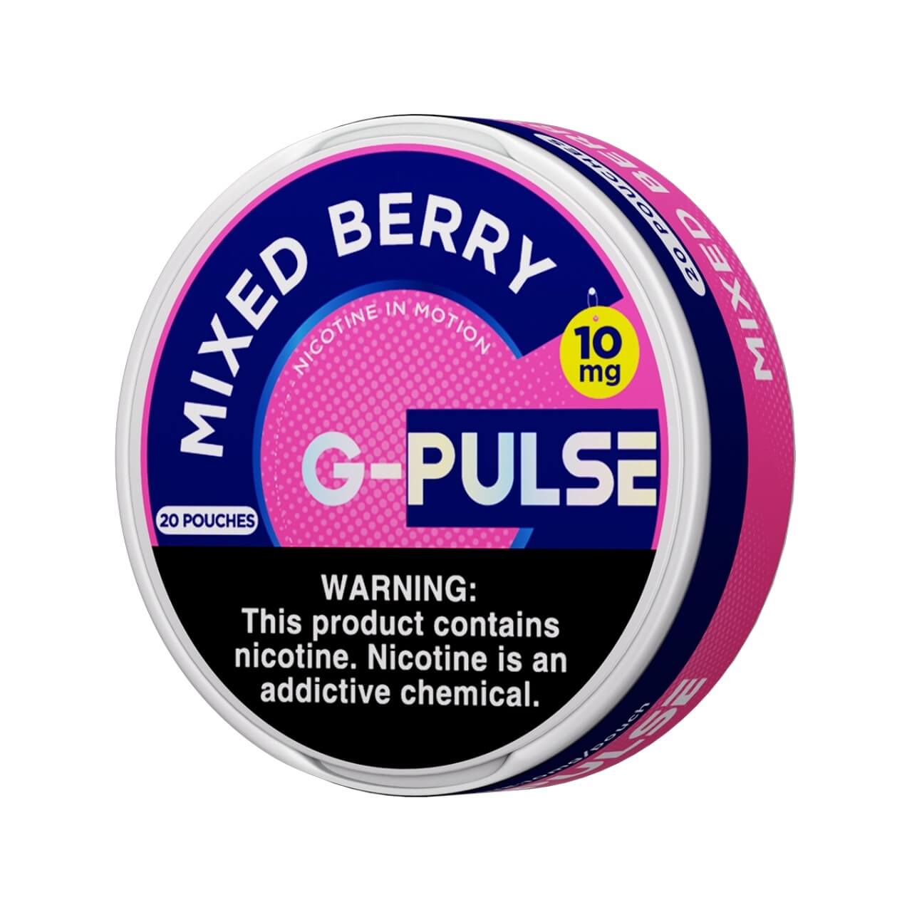 G-Pulse Nicotine Pouches - 5PK Mixed Berry - 10MG G-Pulse Nicotine Pouches - 5PK Mixed Berry - 10MG