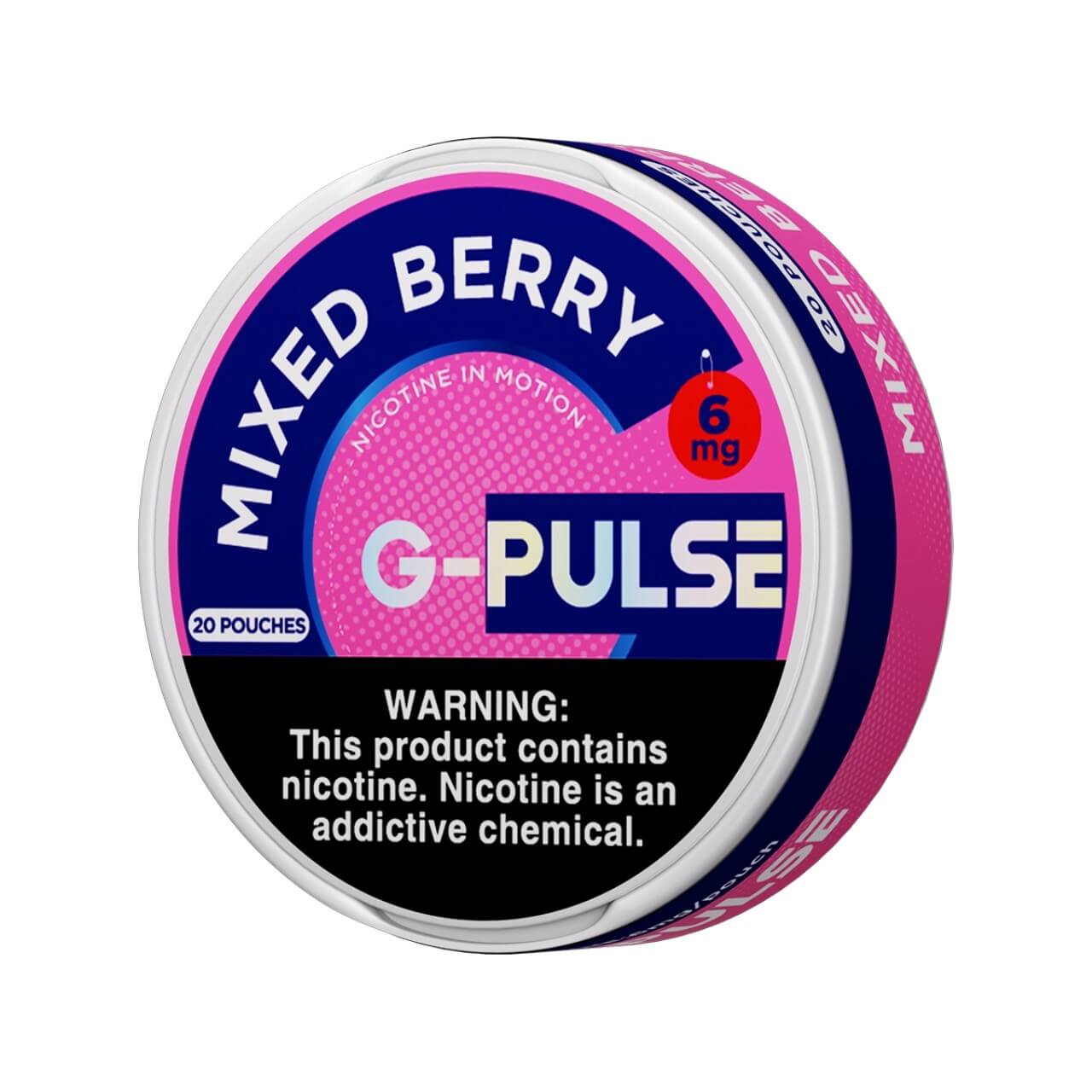 G-Pulse Nicotine Pouches - 5PK Mixed Berry - 6MG G-Pulse Nicotine Pouches - 5PK Mixed Berry - 6MG