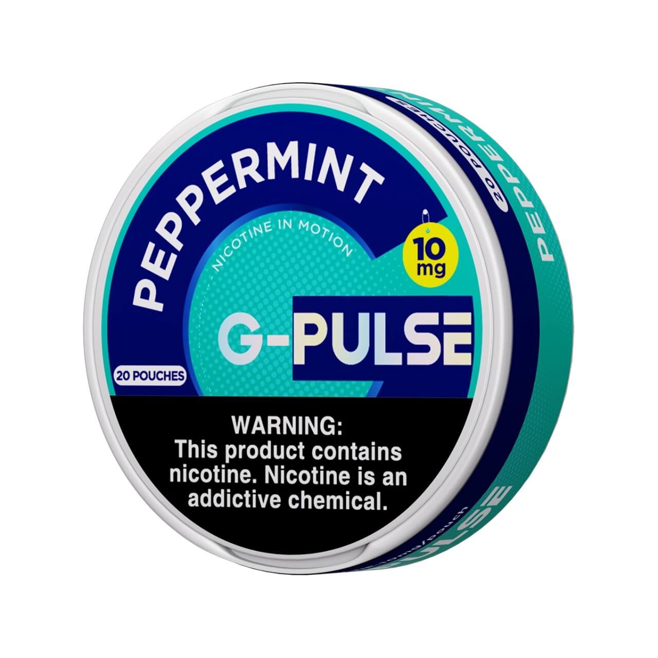 G-Pulse Nicotine Pouches - 5PK Peppermint - 10MG G-Pulse Nicotine Pouches - 5PK Peppermint - 10MG