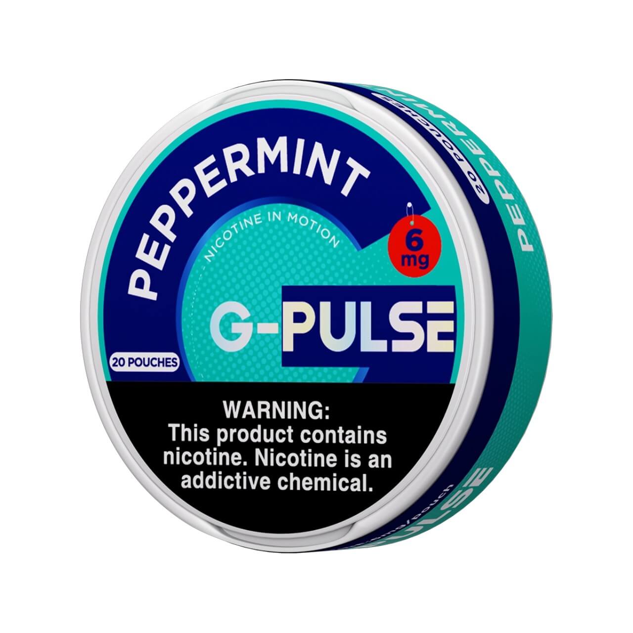 G-Pulse Nicotine Pouches - 5PK Peppermint - 6MG G-Pulse Nicotine Pouches - 5PK Peppermint - 6MG