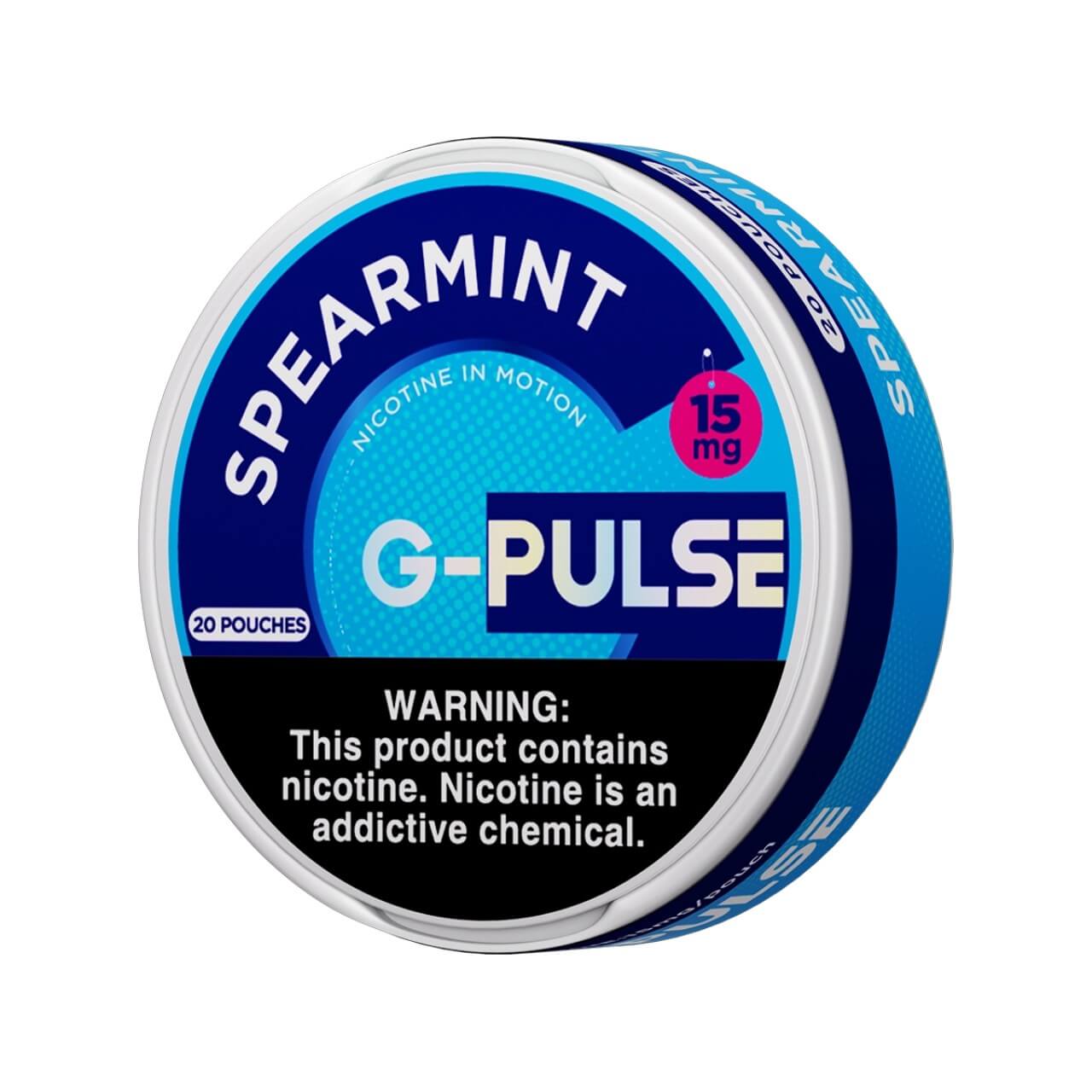G-Pulse Nicotine Pouches - 5PK Spearmint - 15MG G-Pulse Nicotine Pouches - 5PK Spearmint - 15MG