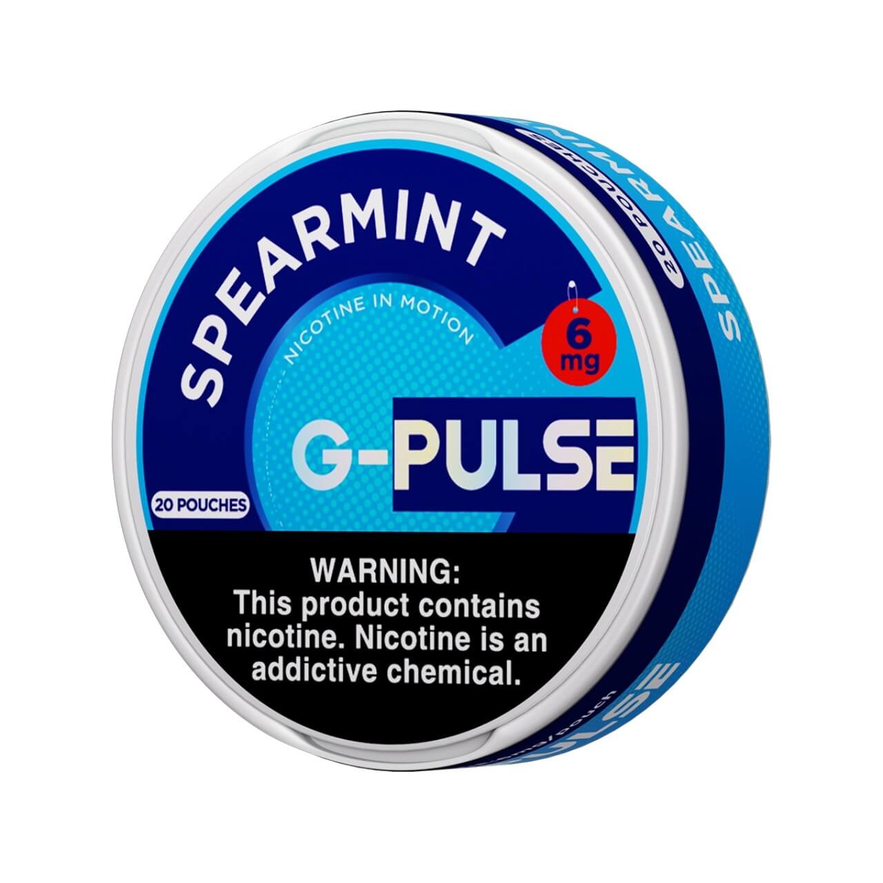 G-Pulse Nicotine Pouches - 5PK Spearmint - 6MG G-Pulse Nicotine Pouches - 5PK Spearmint - 6MG