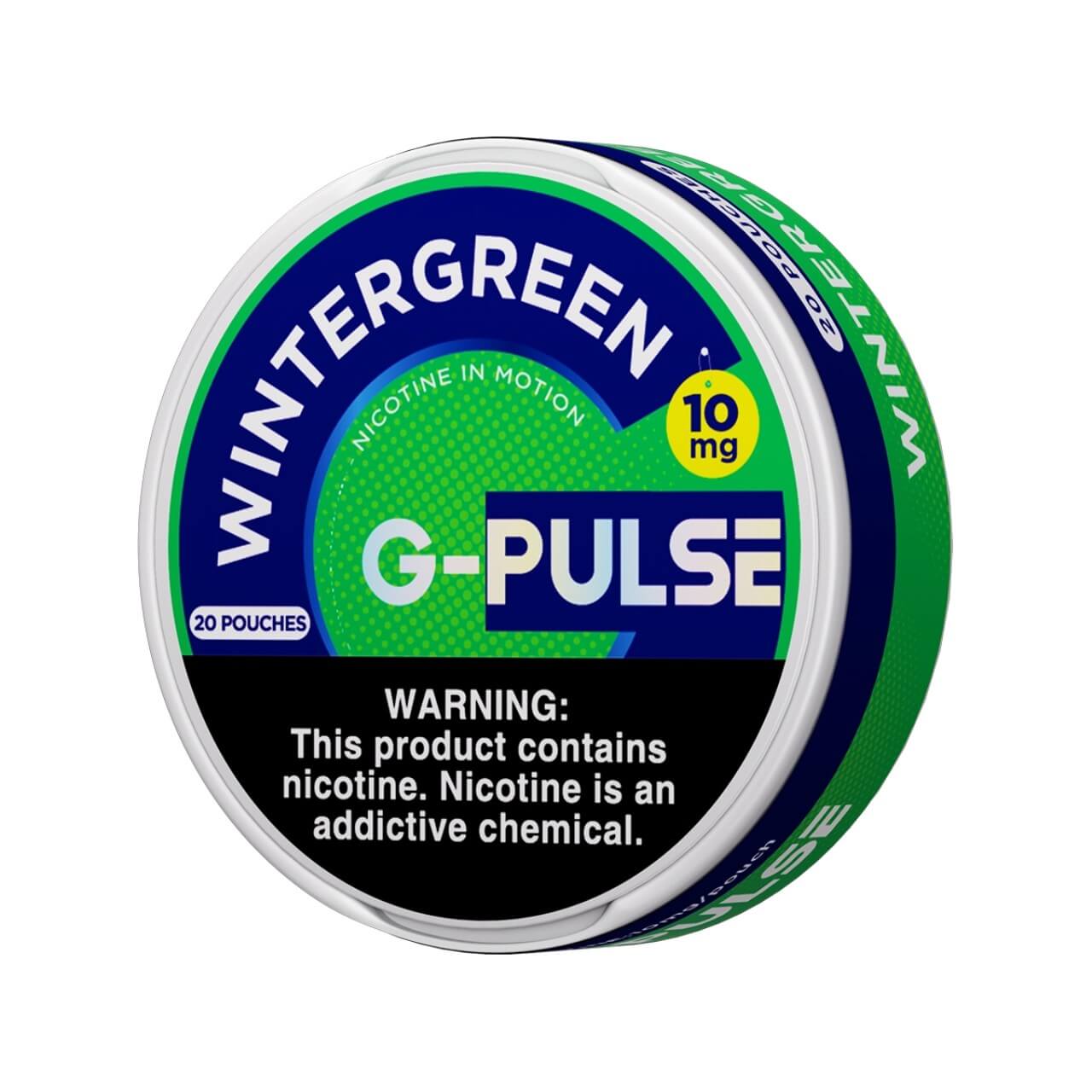 G-Pulse Nicotine Pouches - 5PK Wintergreen - 10MG G-Pulse Nicotine Pouches - 5PK Wintergreen - 10MG