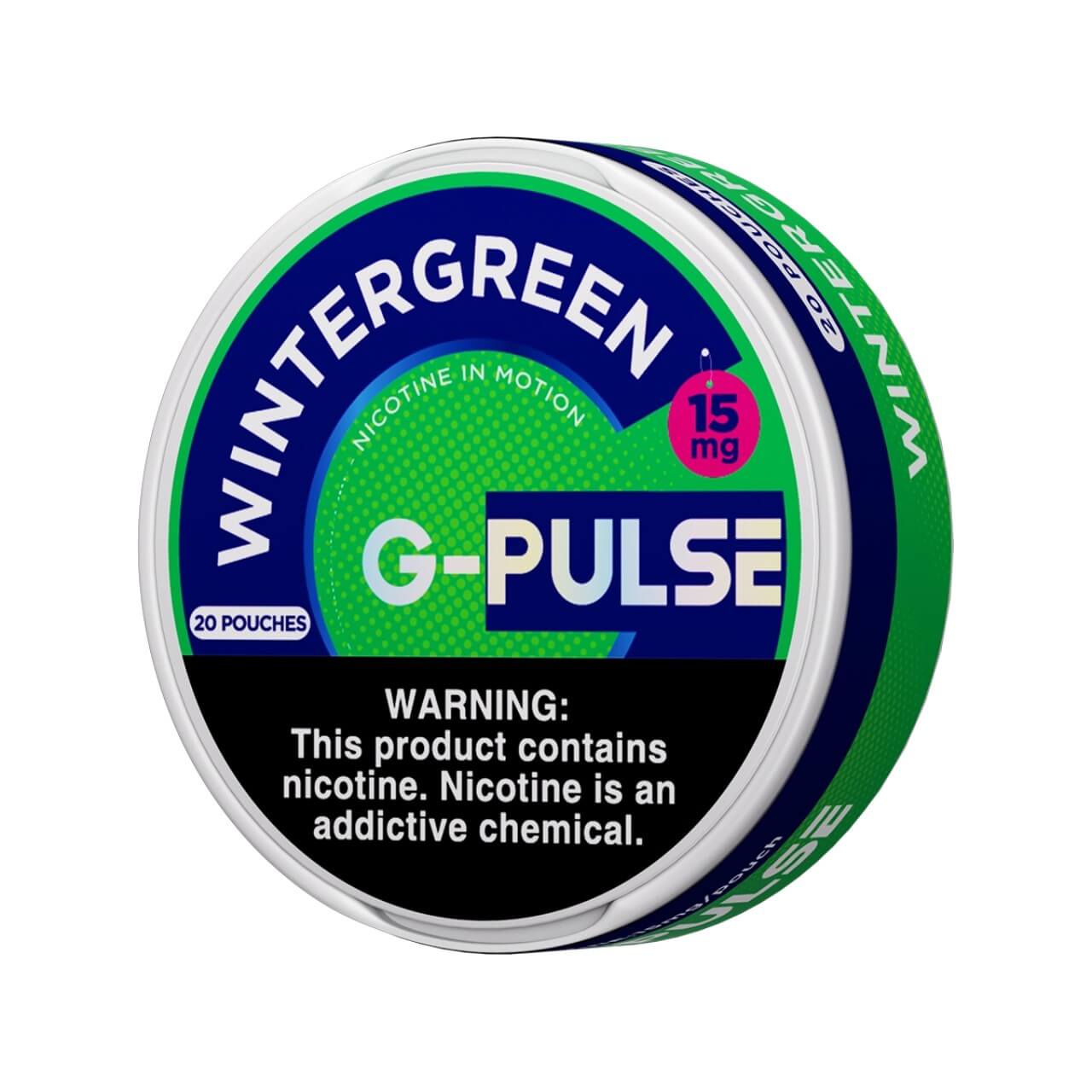 G-Pulse Nicotine Pouches - 5PK Wintergreen - 15MG G-Pulse Nicotine Pouches - 5PK Wintergreen - 15MG