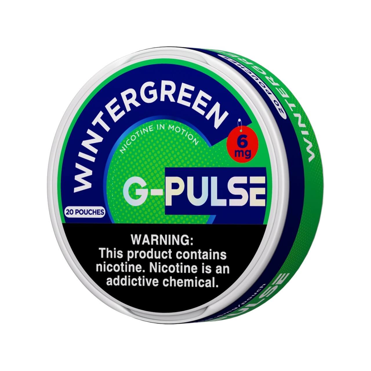 G-Pulse Nicotine Pouches - 5PK Wintergreen - 6MG G-Pulse Nicotine Pouches - 5PK Wintergreen - 6MG