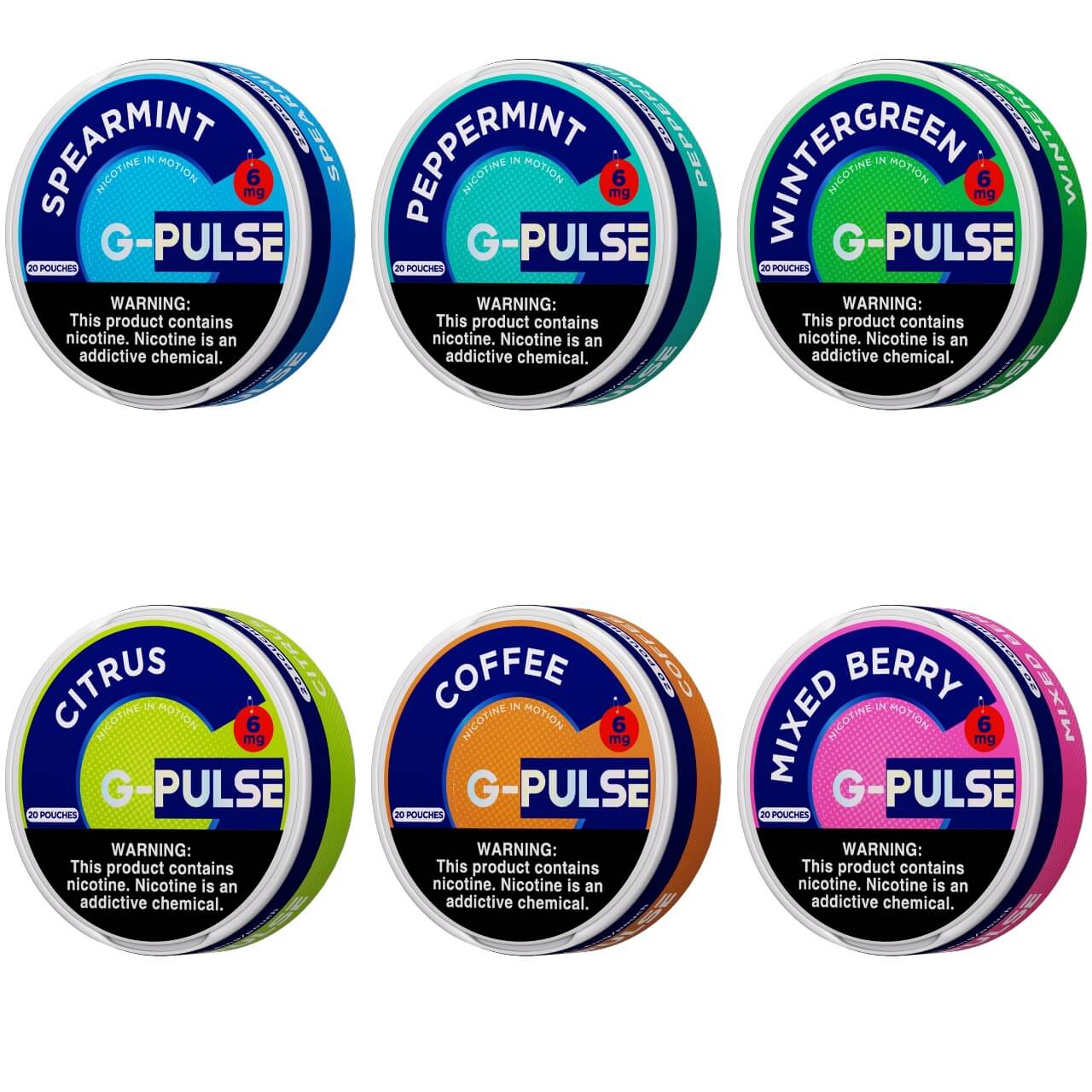 G-Pulse Nicotine Pouches - 5PK G-Pulse Nicotine Pouches - 5PK