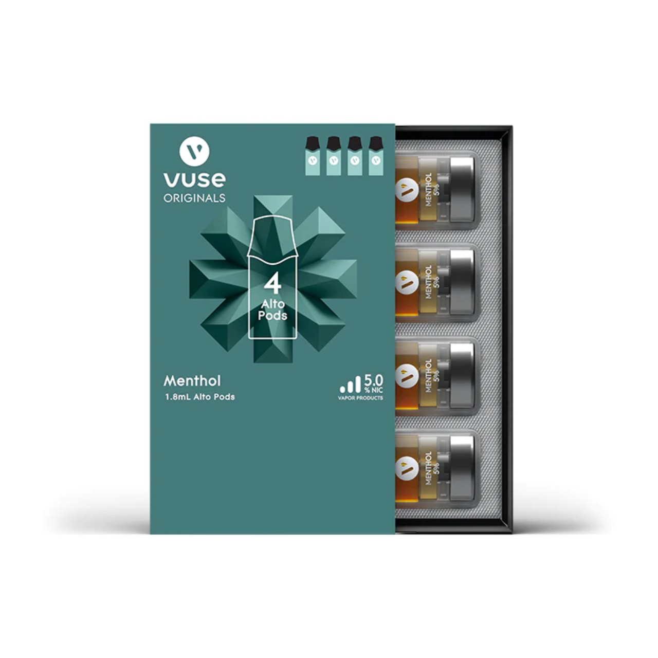 Vuse Alto Prefilled Replacement Pod 1.8ML - 4PK Menthol Vuse Alto Prefilled Replacement Pod 1.8ML - 4PK Menthol