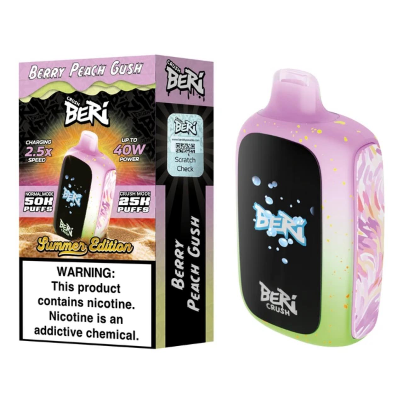 Beri Crush 50K Puff Disposable Berry Peach Gush