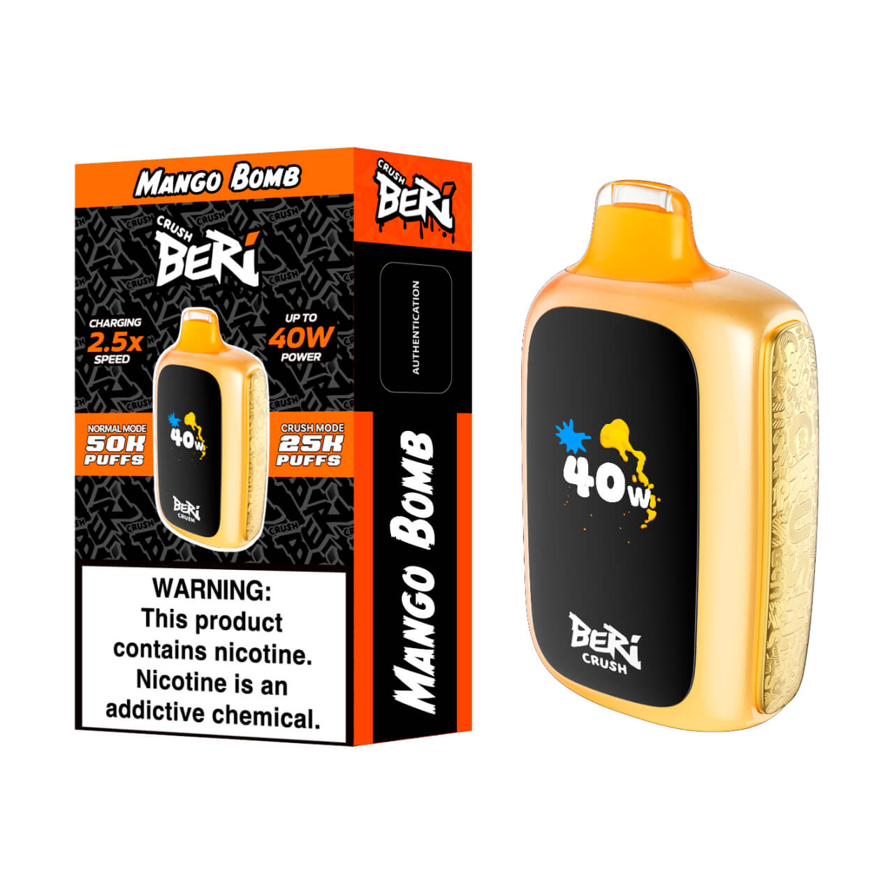 Beri Crush 50K Puff Disposable Mango Bomb