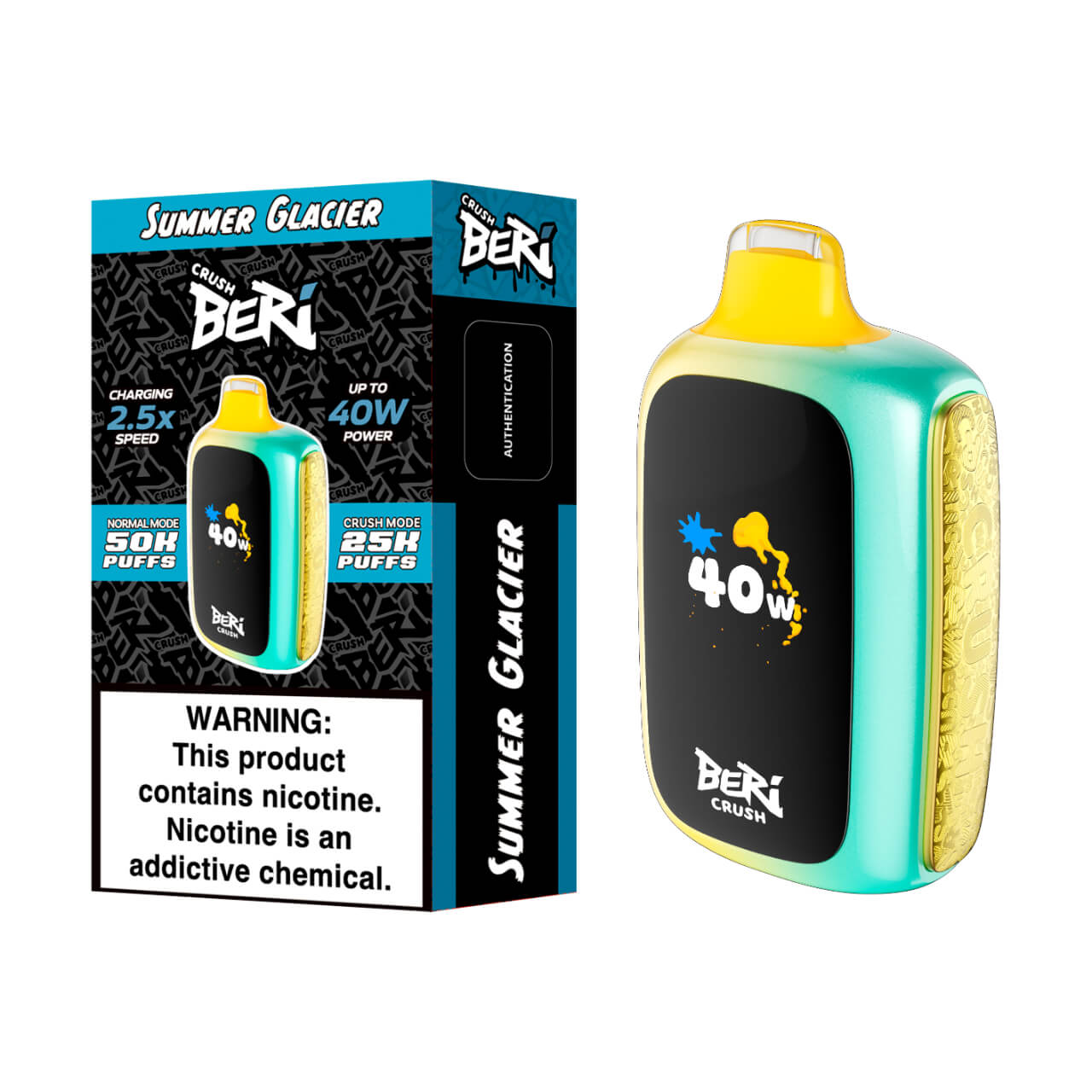 Beri Crush 50K Puff Disposable Summer Glacier