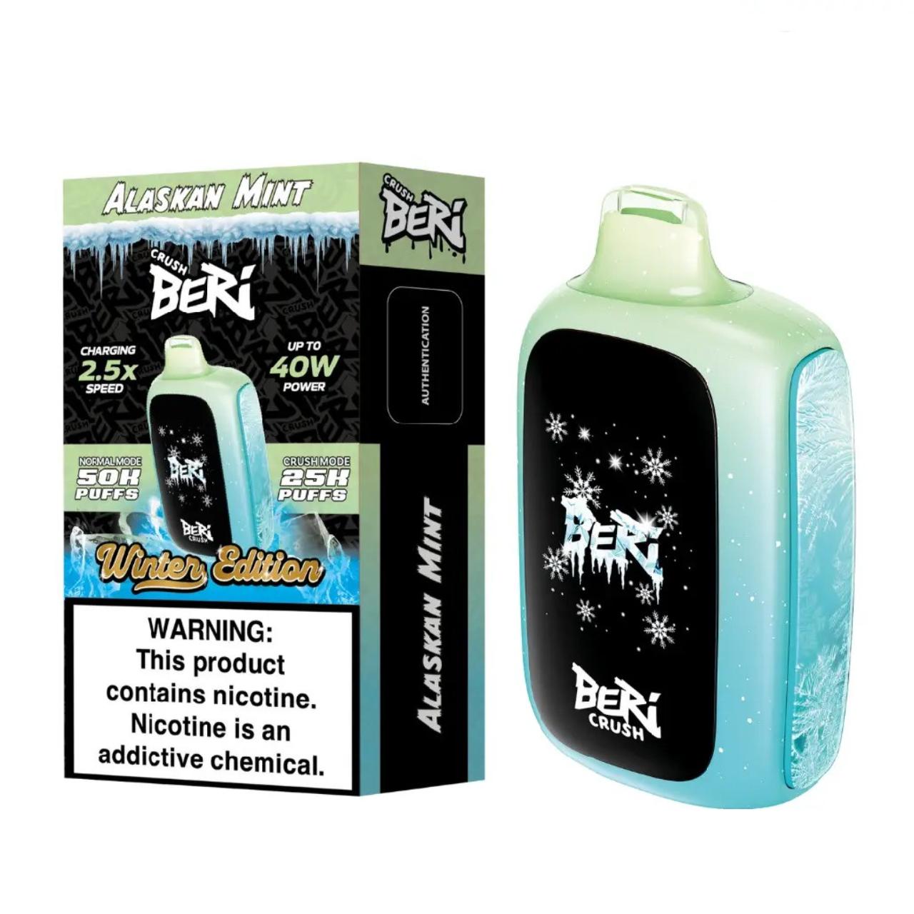 Beri Crush 50K Puff Disposable Winter Edition Alaskan Mint
