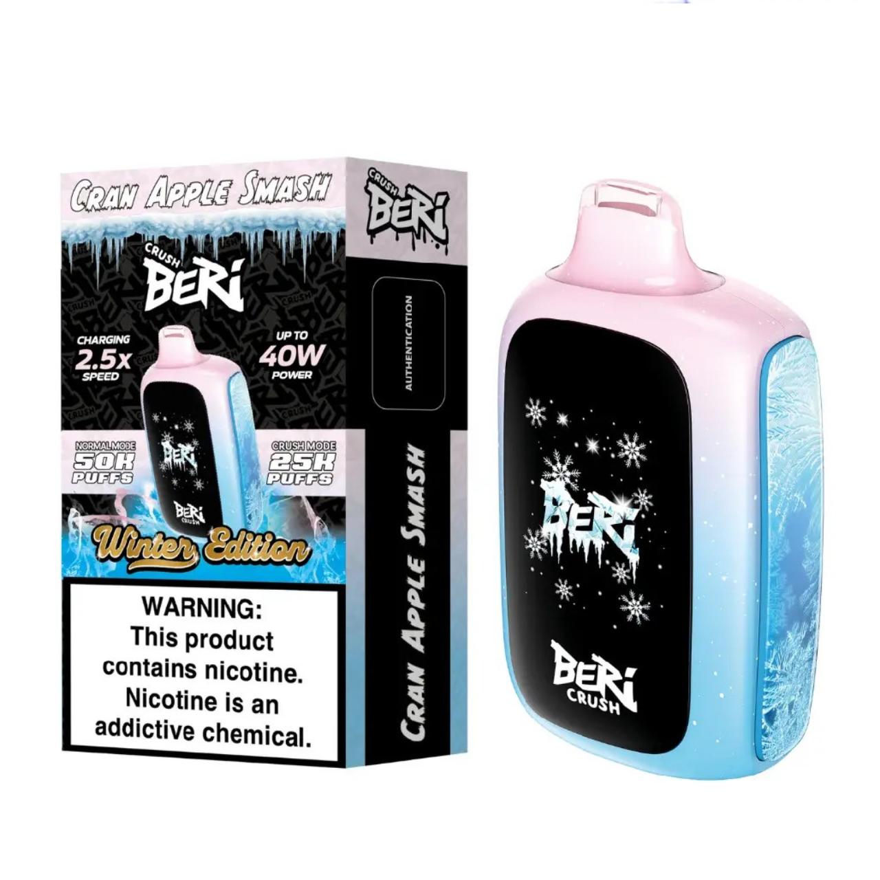 Beri Crush 50K Puff Disposable Winter Edition Cran Apple Smash