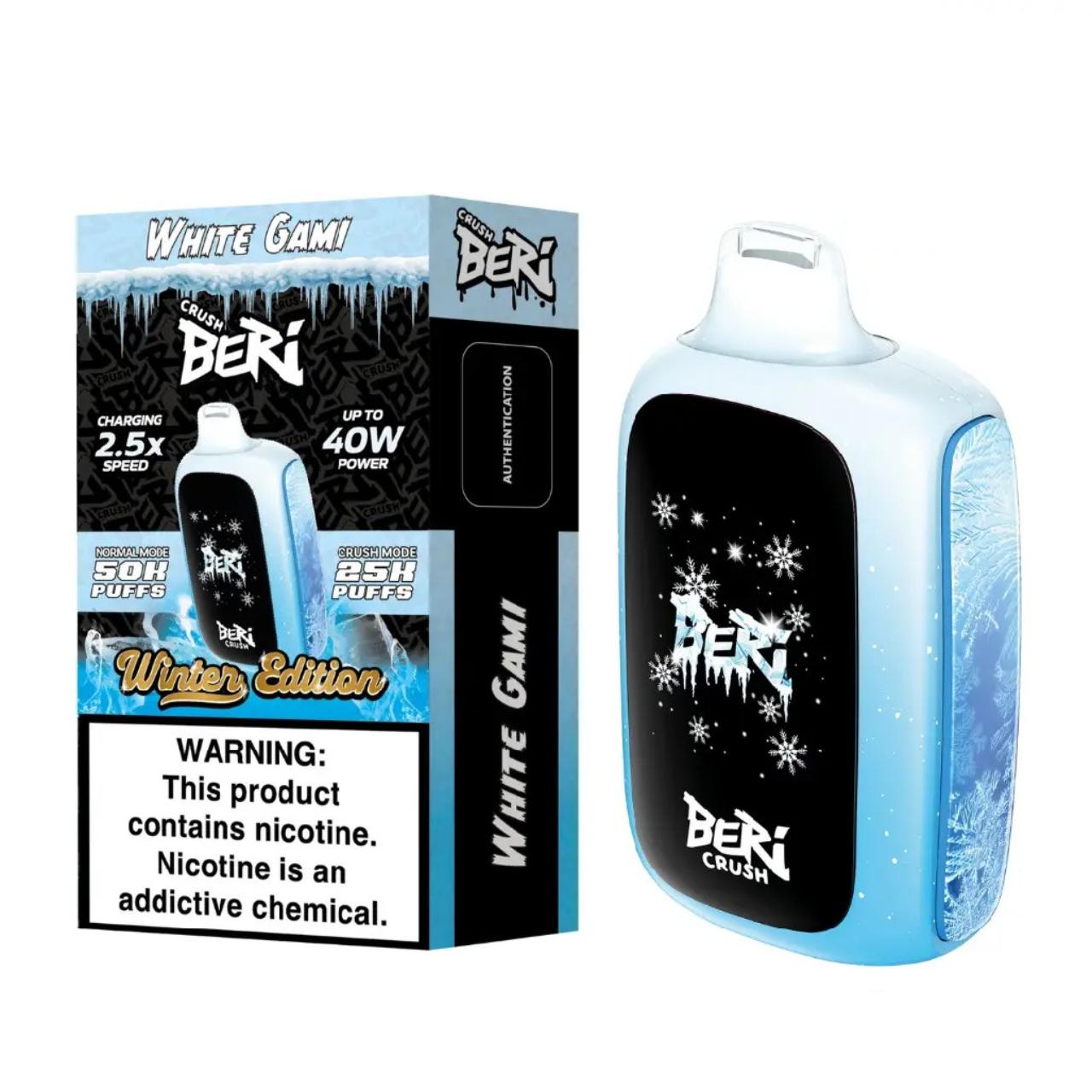 Beri Crush 50K Puff Disposable Winter Edition White Gami
