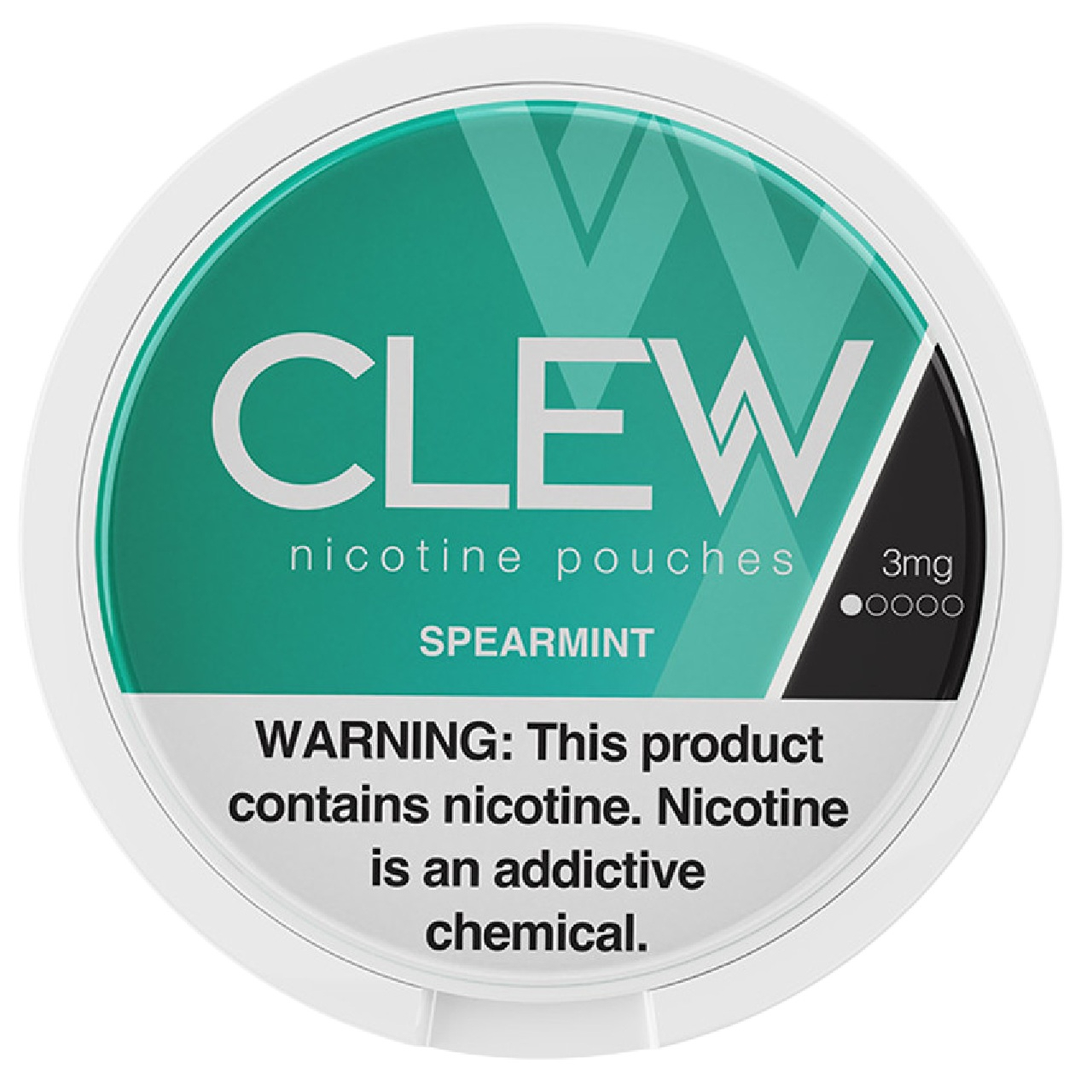 Clew Nicotine Pouches-Spearmint 3mg