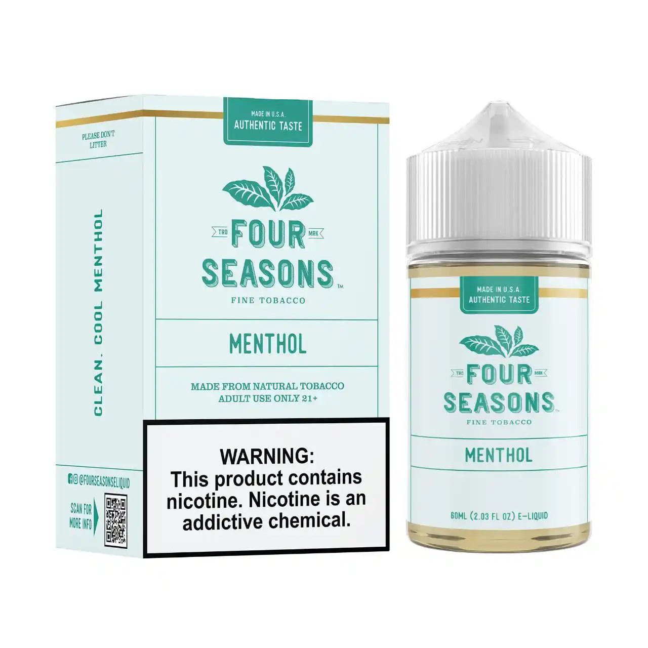 Four Seasons Menthol 60ml E-Juice
